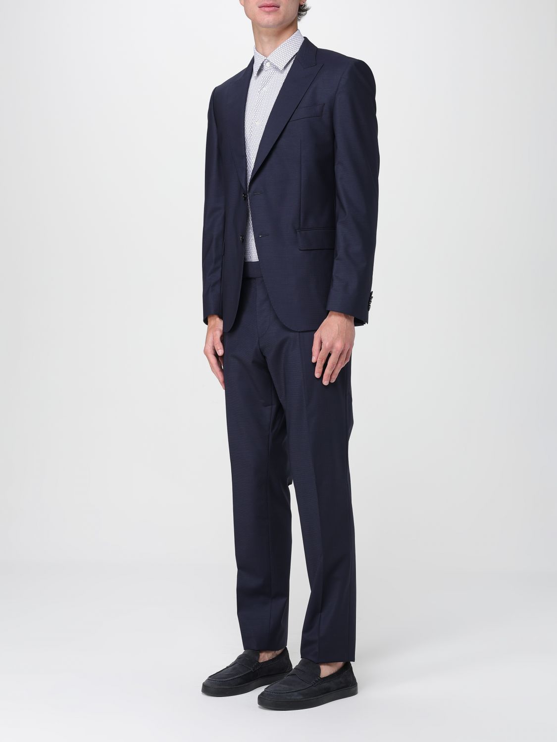 Boss Suit Men Blue