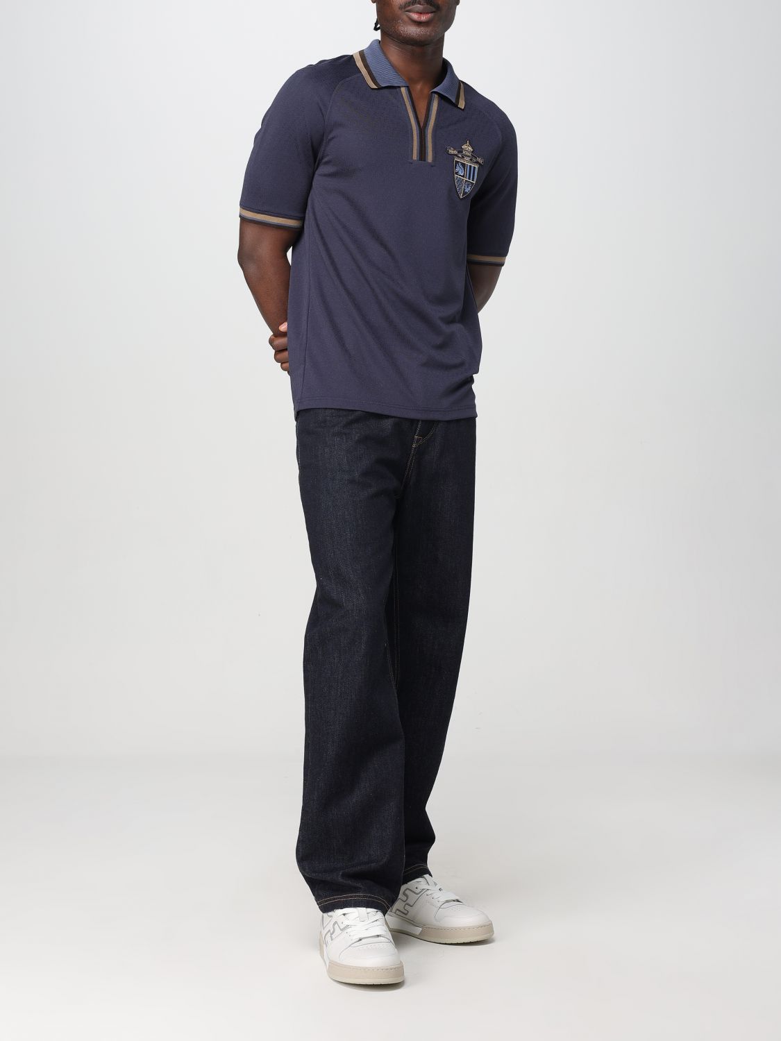 Fendi Polo Shirt Men Ocean