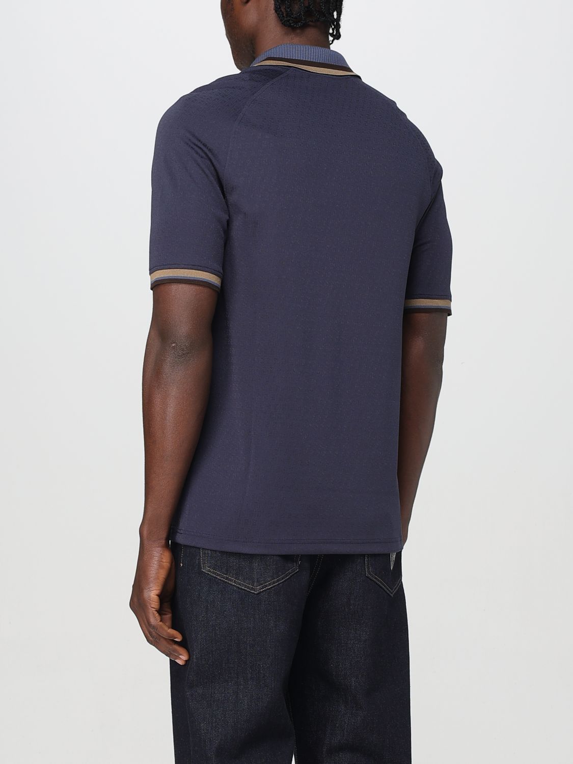 Fendi Polo Shirt Men Ocean