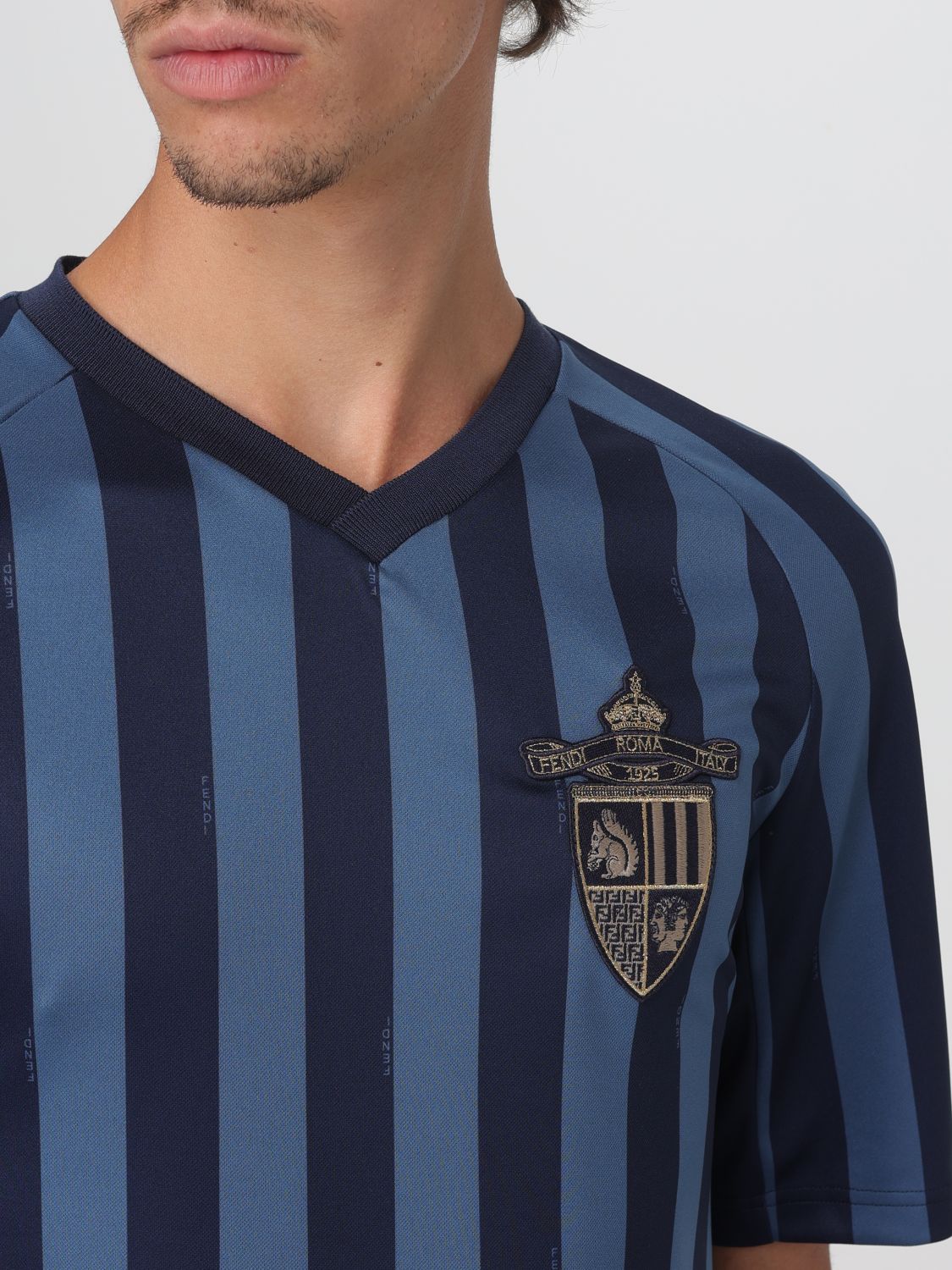 Fendi T Shirt Men Blue 1