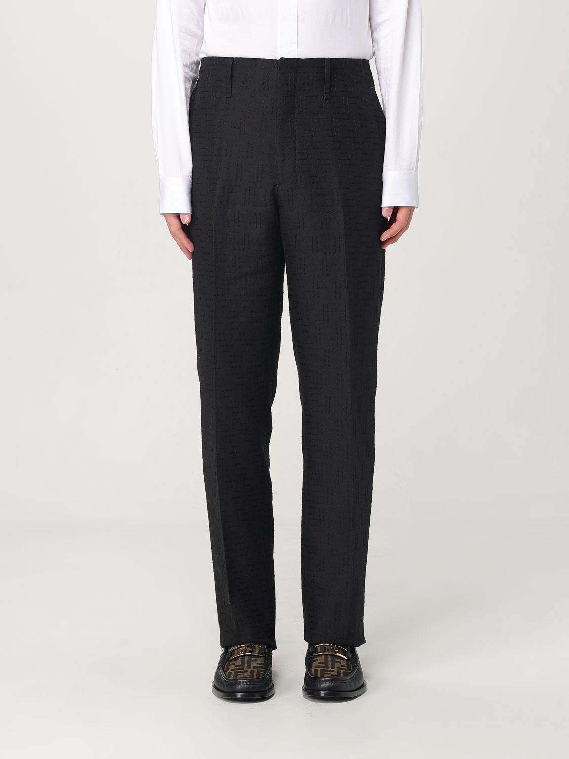 Fendi Pants Men Black