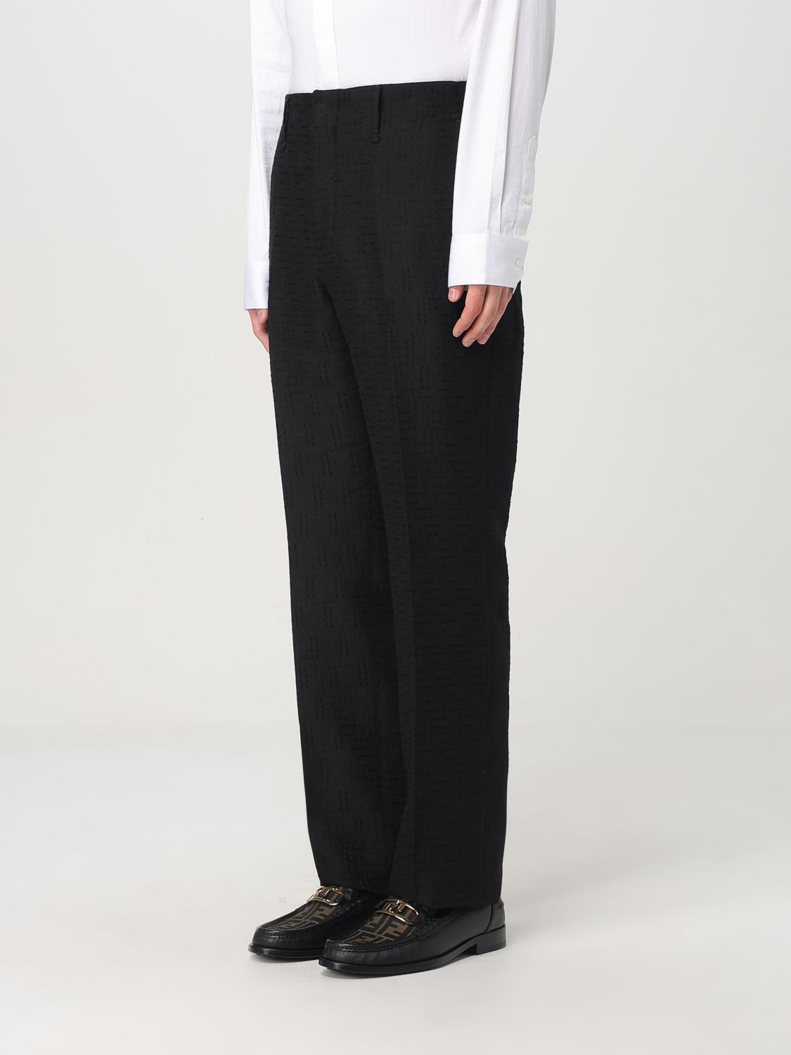 Fendi Pants Men Black