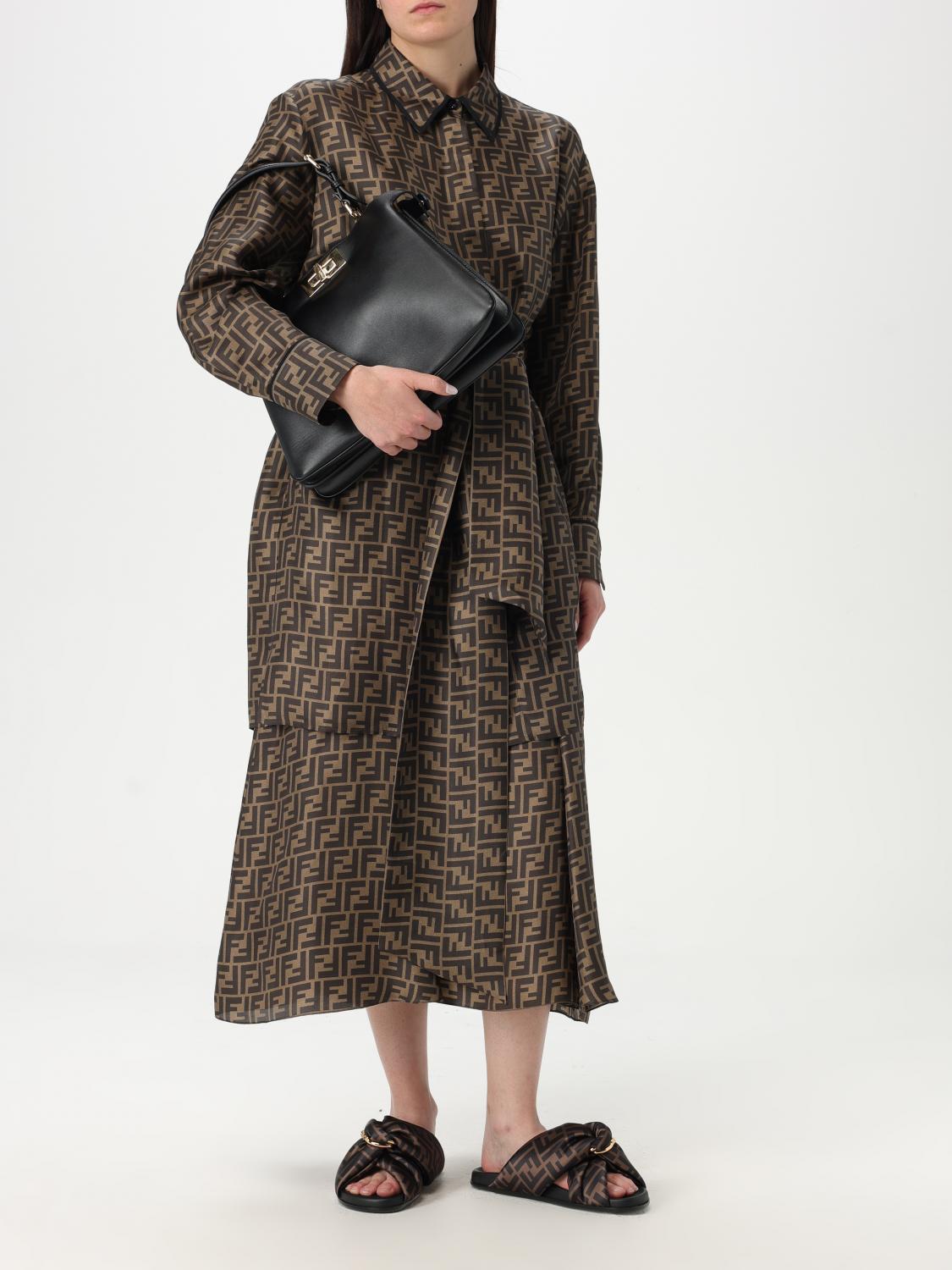 Fendi Dress Woman Mud