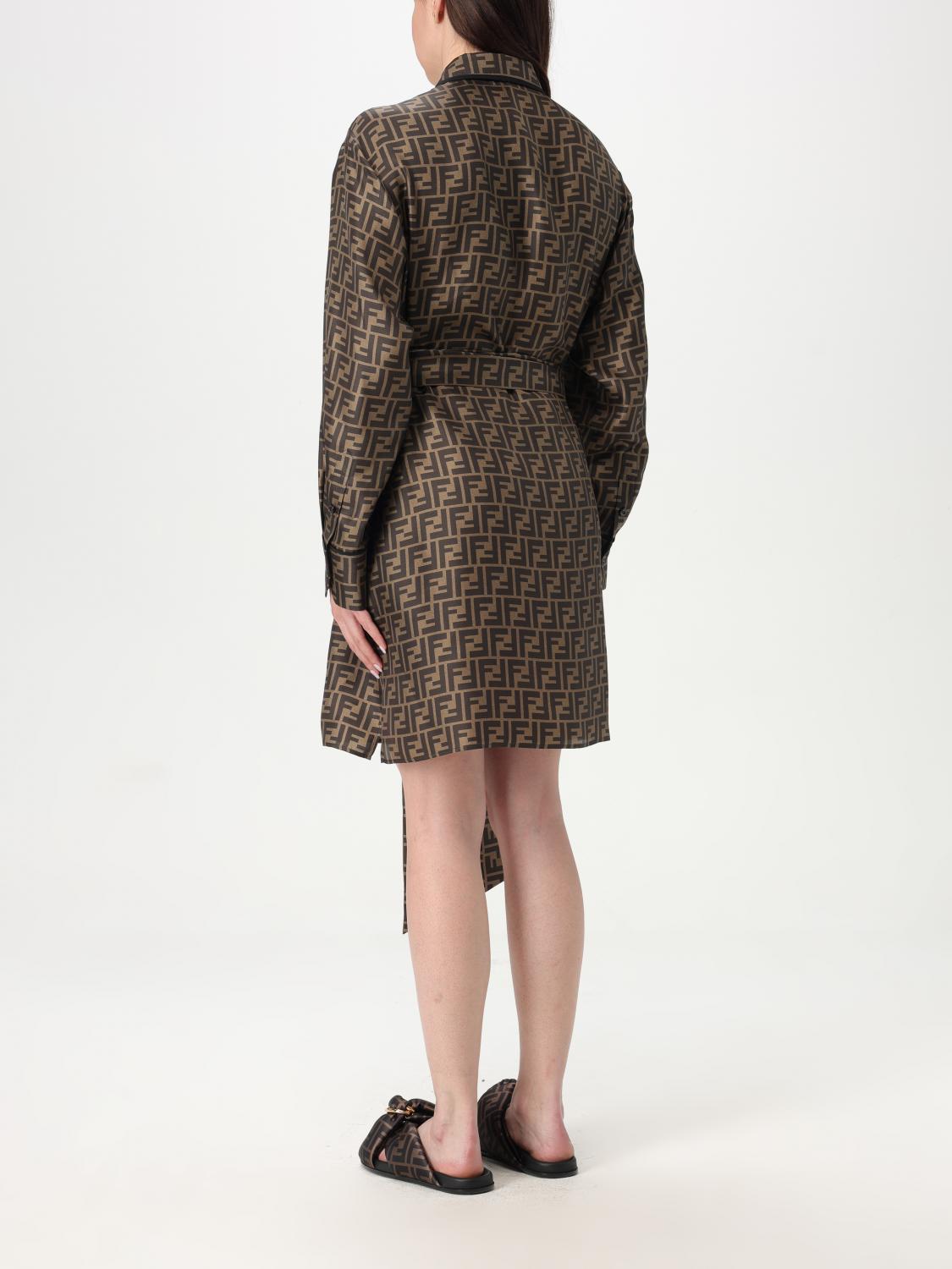 Fendi Dress Woman Mud