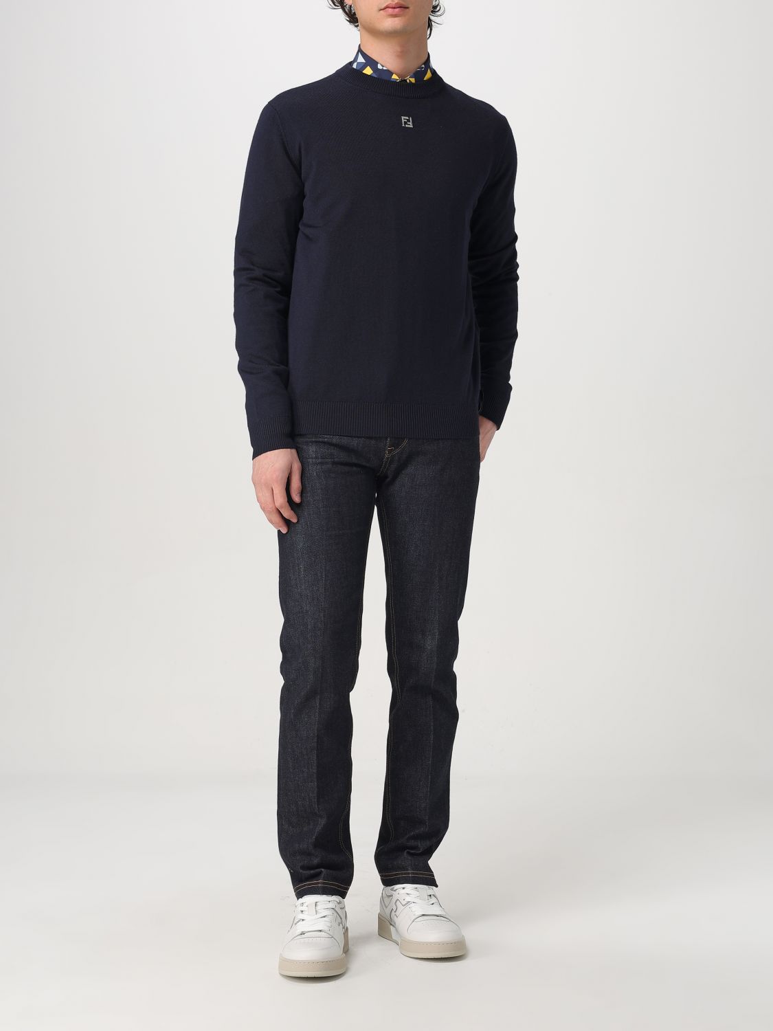 Fendi Jeans Men Blue