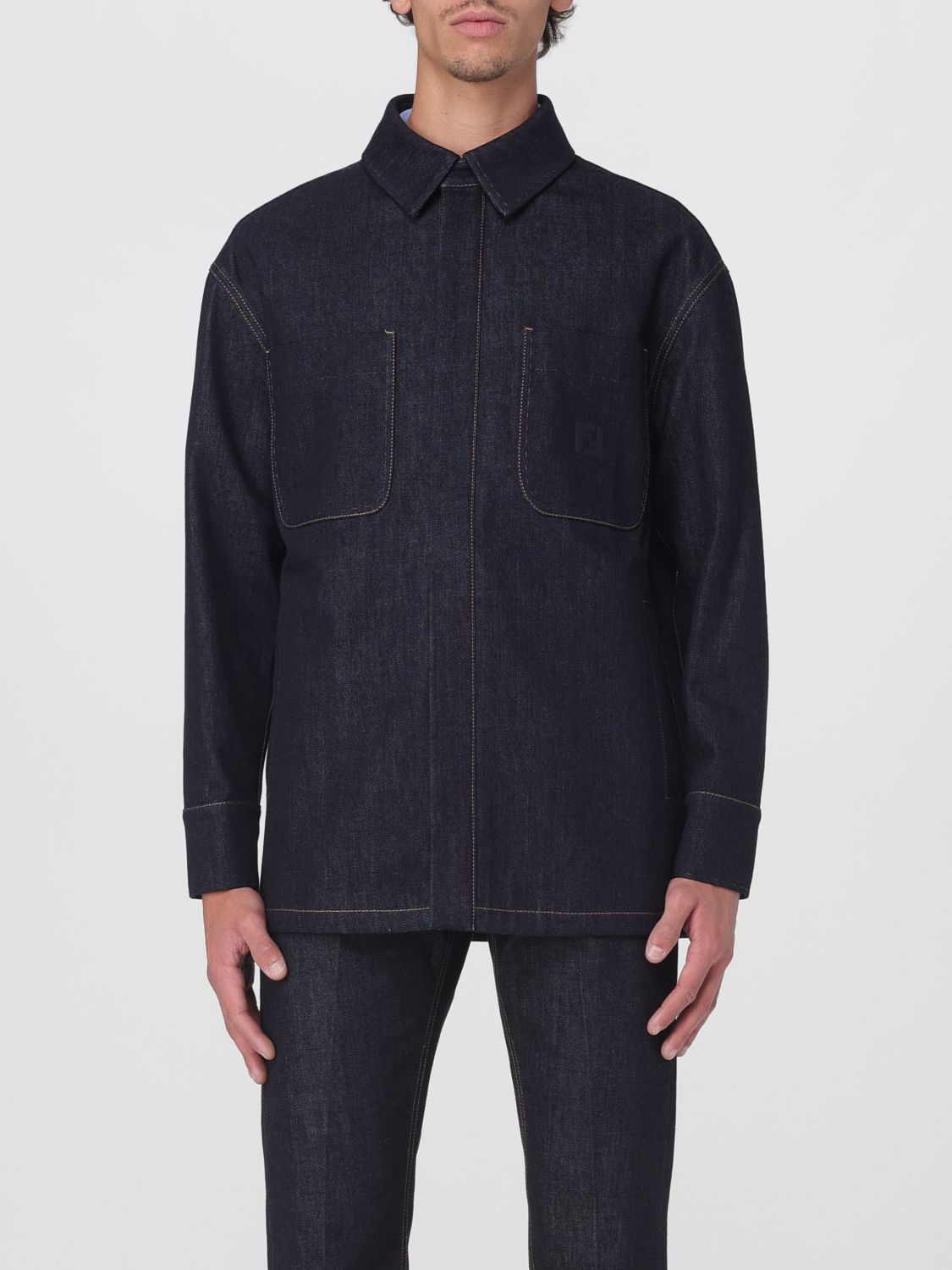 Fendi Jacket Men Indigo