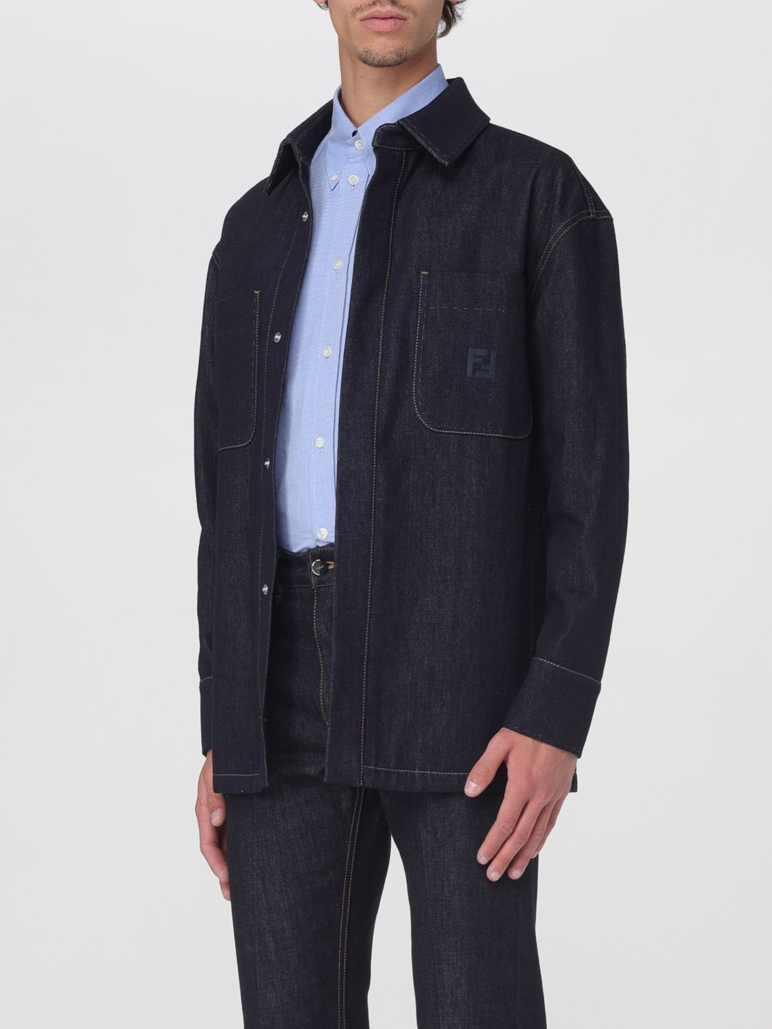 Fendi Jacket Men Indigo