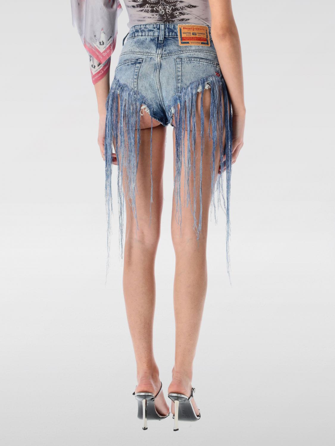 Diesel Short Woman Blue