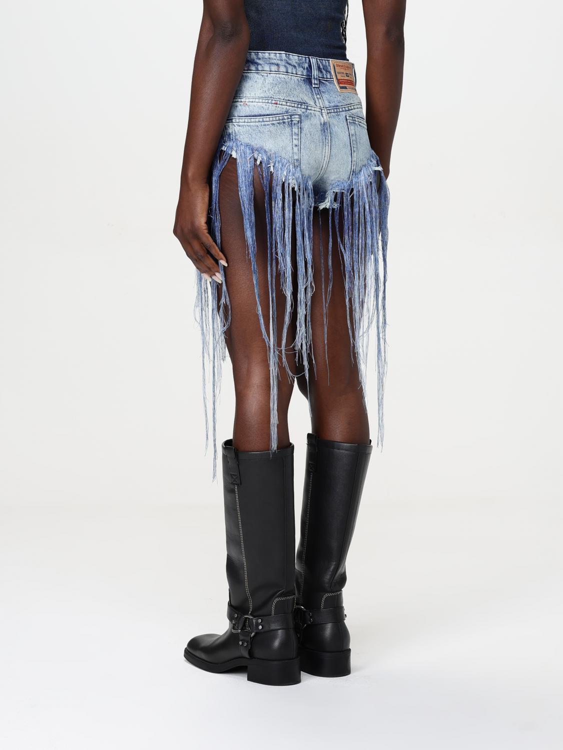 Diesel Short Woman Blue