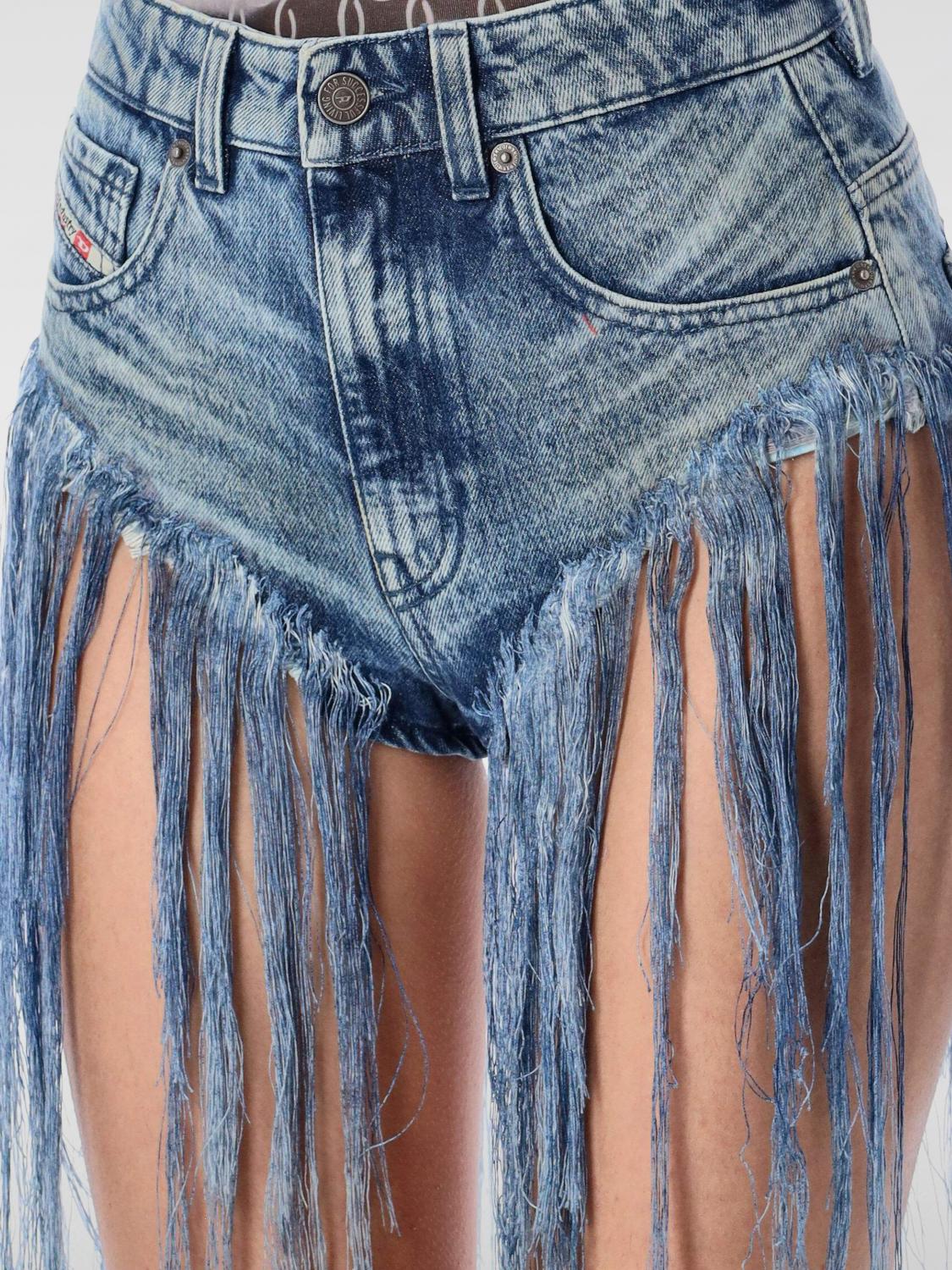 Diesel Short Woman Blue