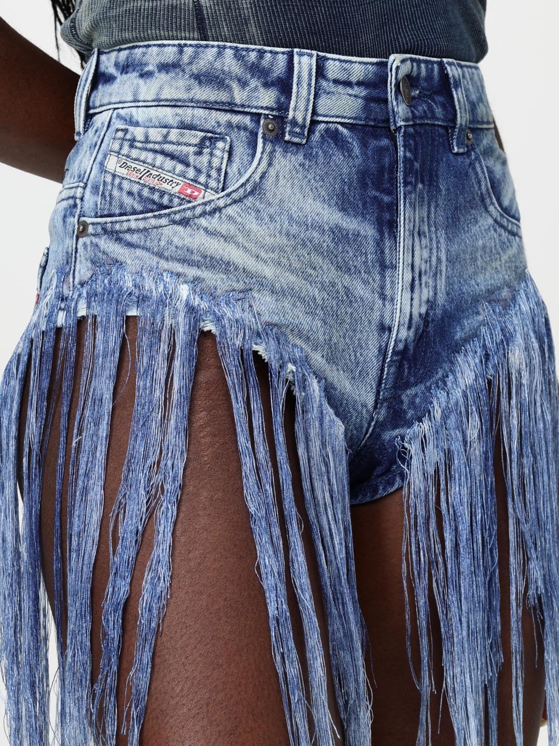 Diesel Short Woman Blue