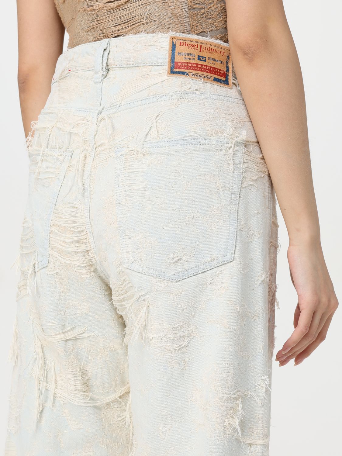 Diesel Jeans Woman Beige