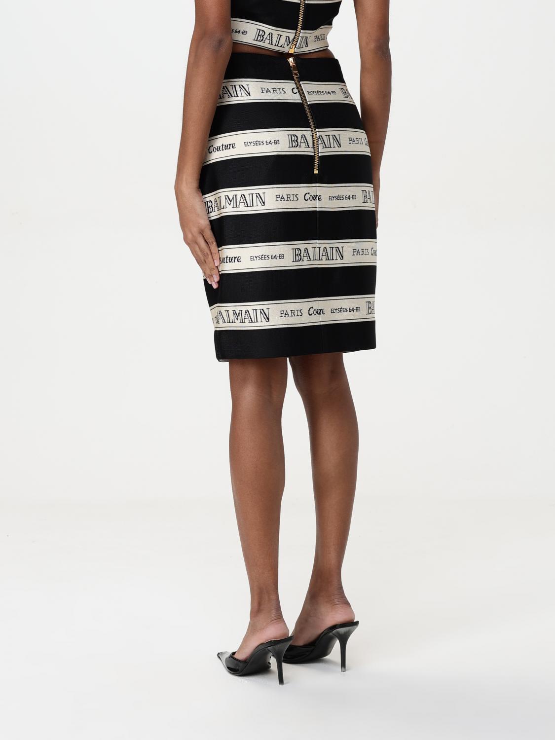 Balmain Skirt Woman Black