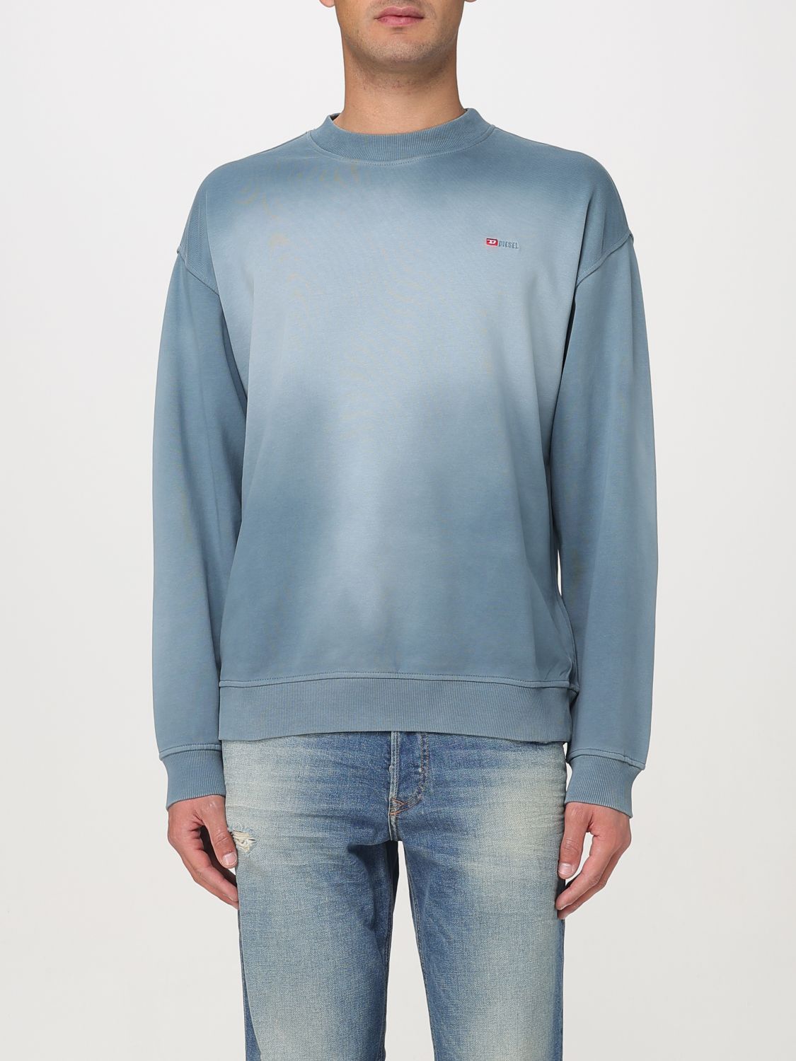 Diesel Sweatshirt Men Sky Blue
