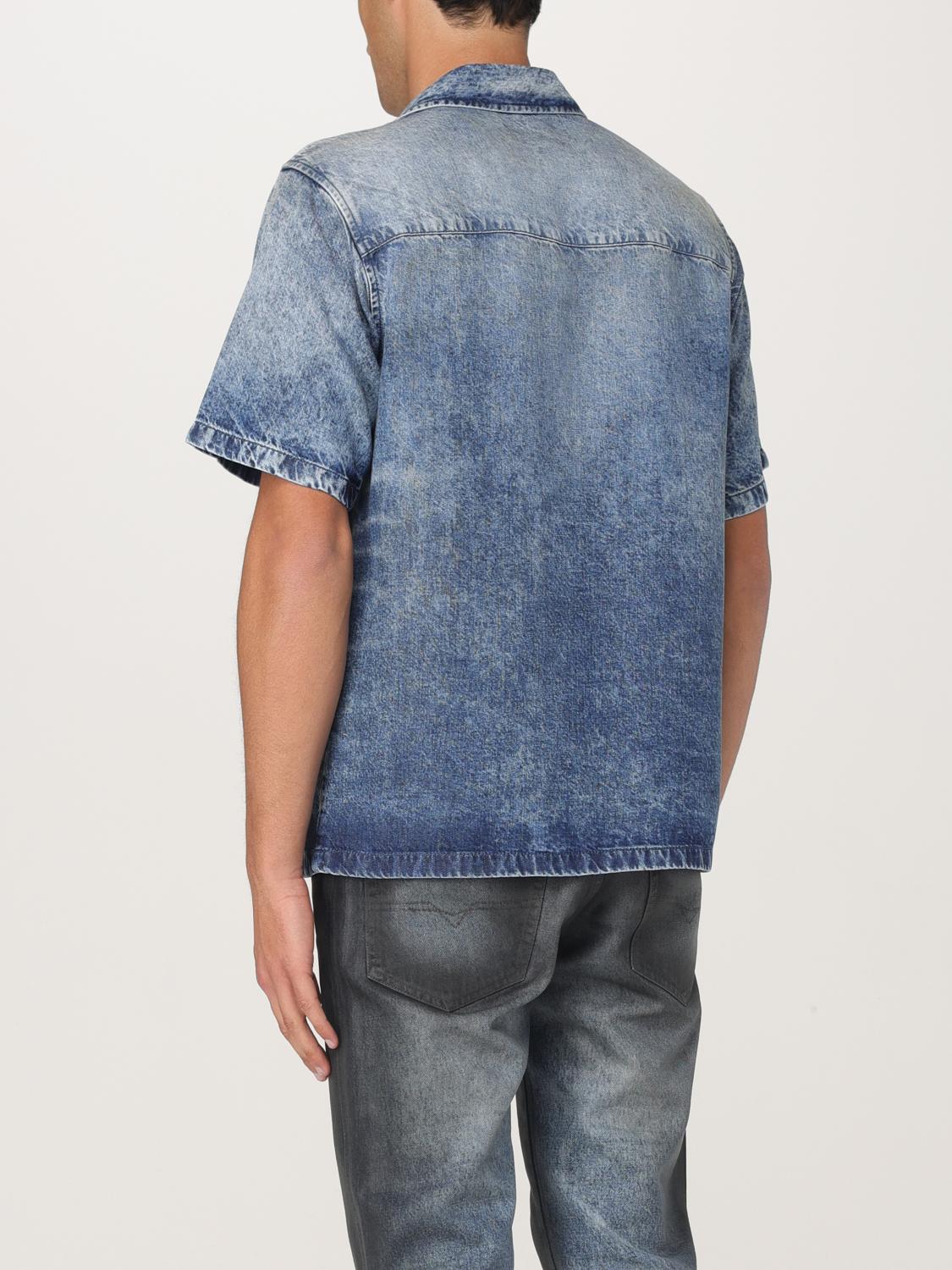 Diesel Shirt Men Blue