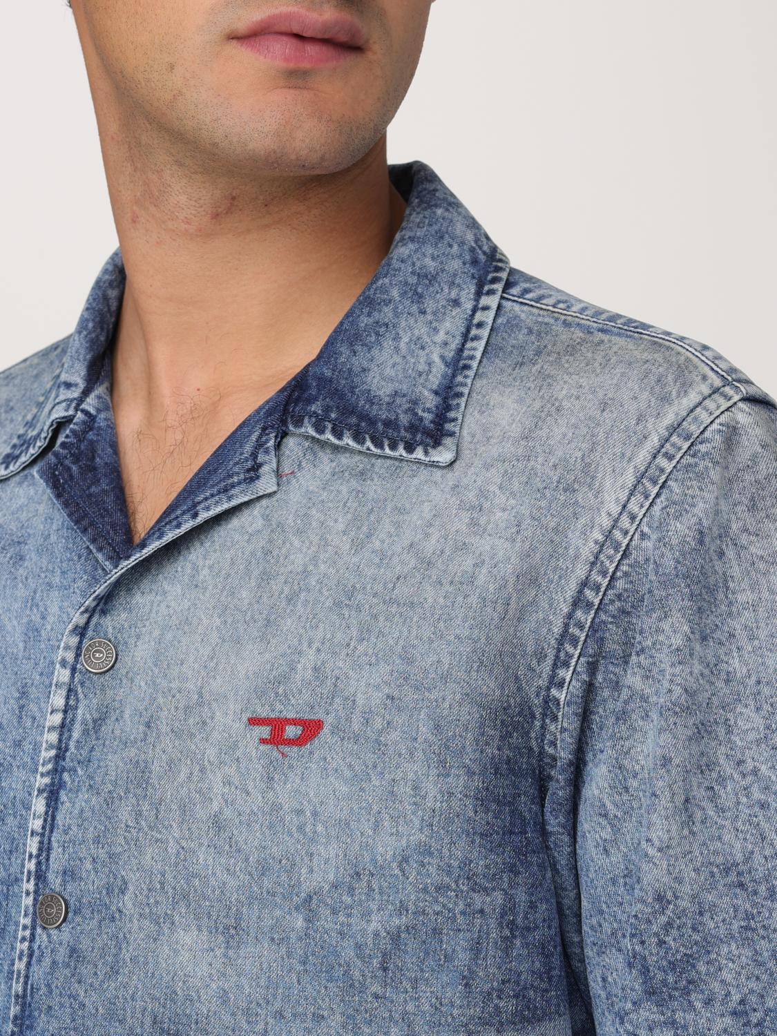Diesel Shirt Men Blue