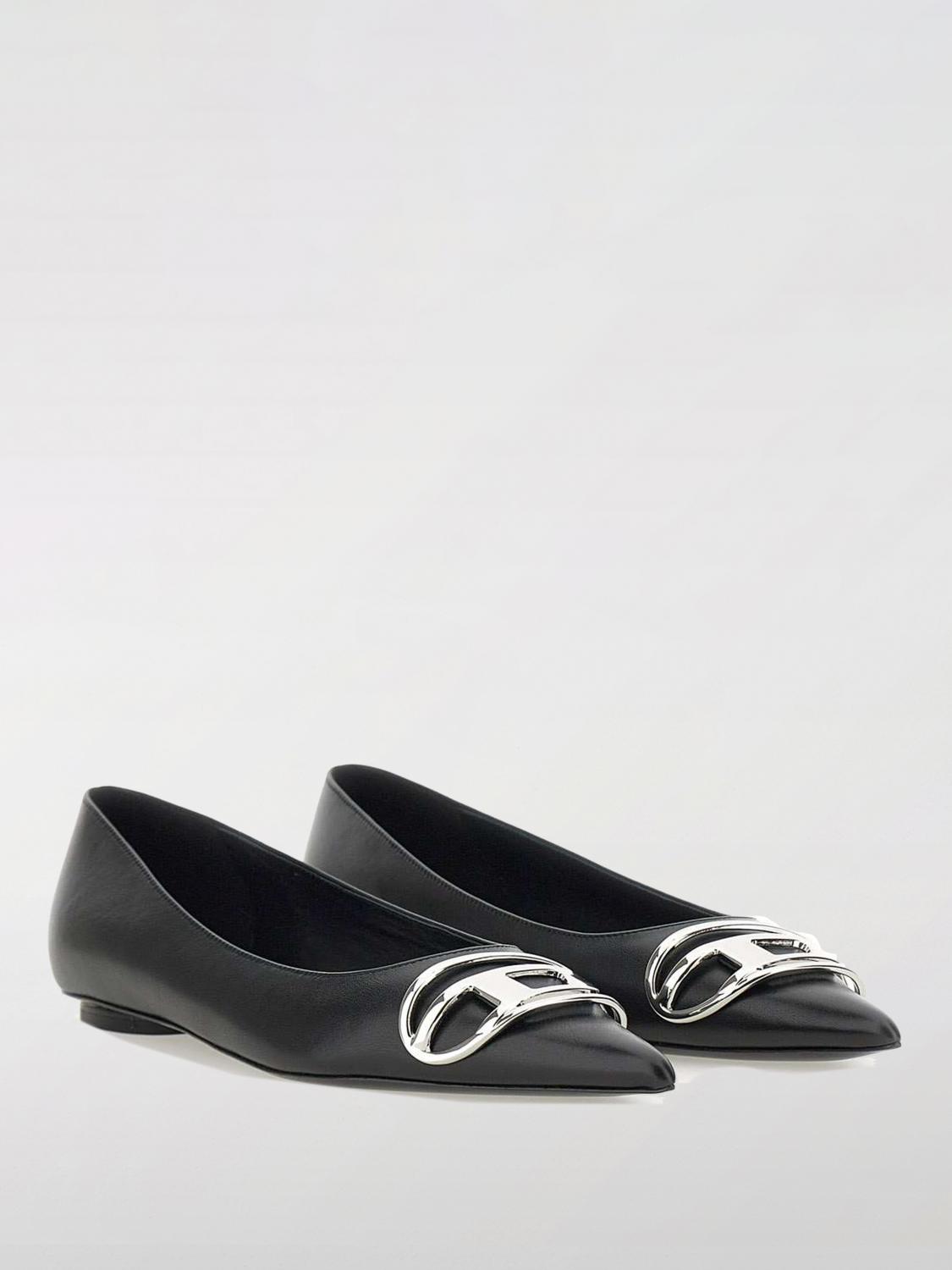 Diesel Ballet Flats Woman Black