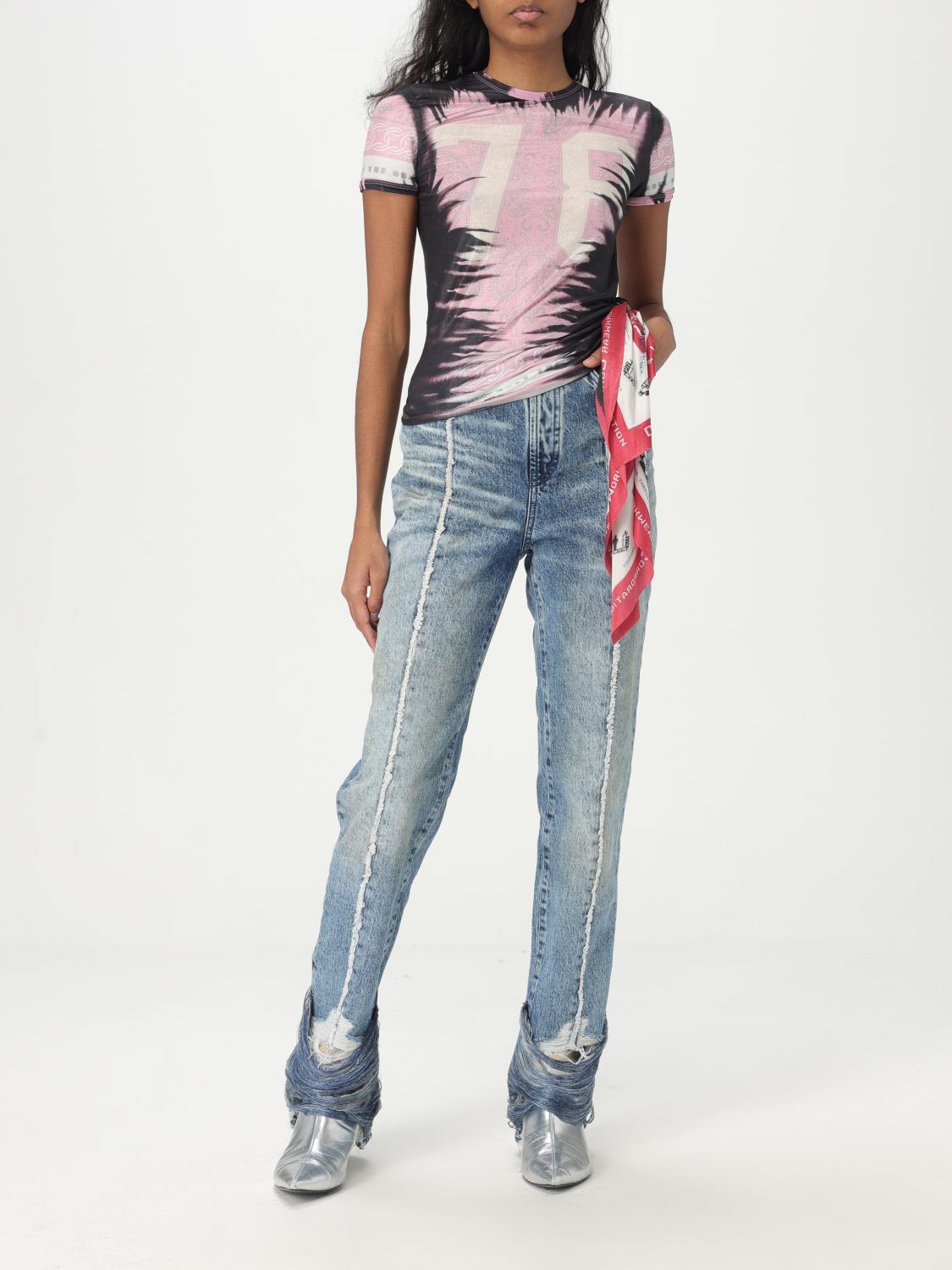 Diesel Jeans Woman Gnawed Blue