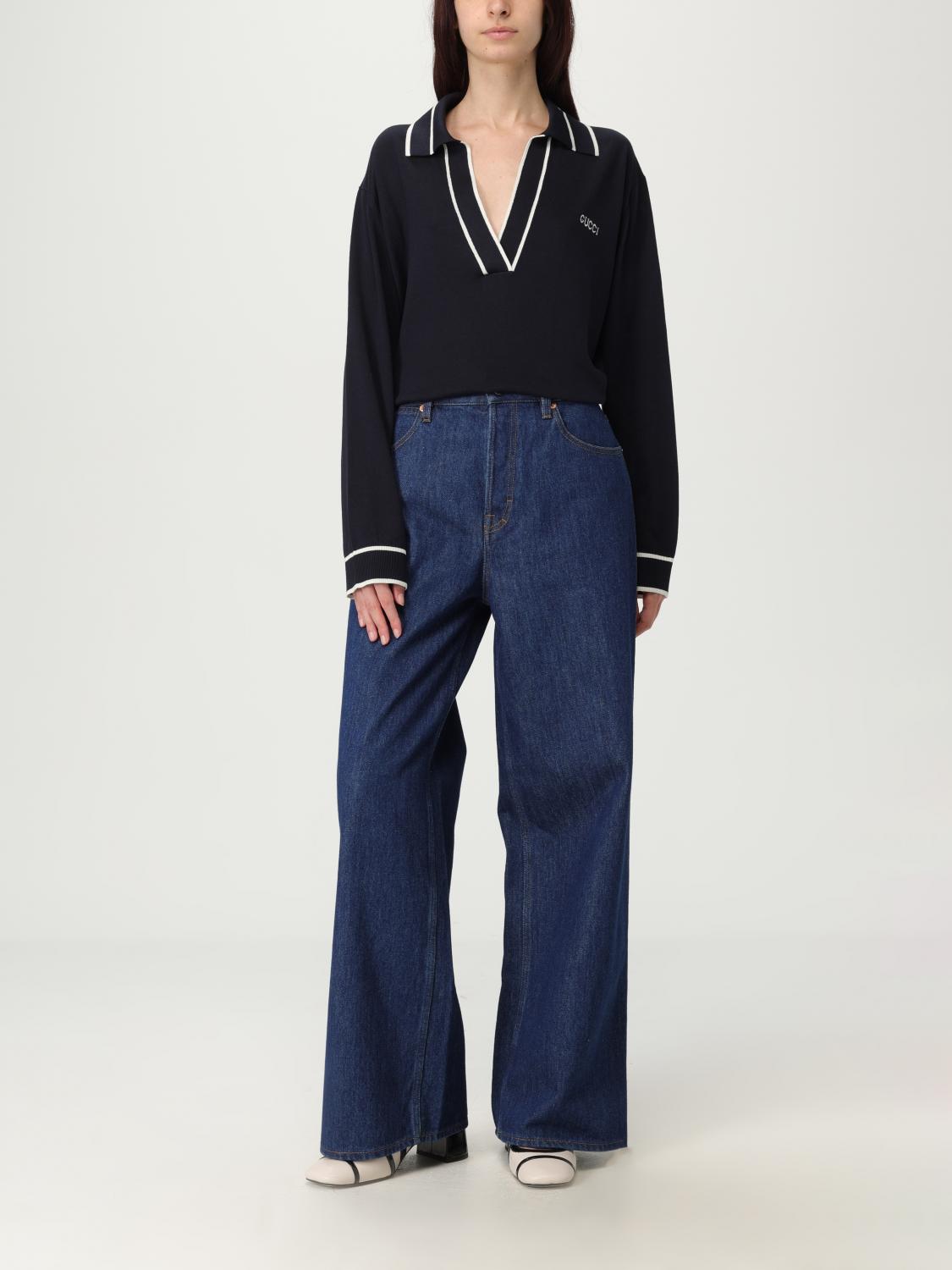 Gucci Pants Woman Blue
