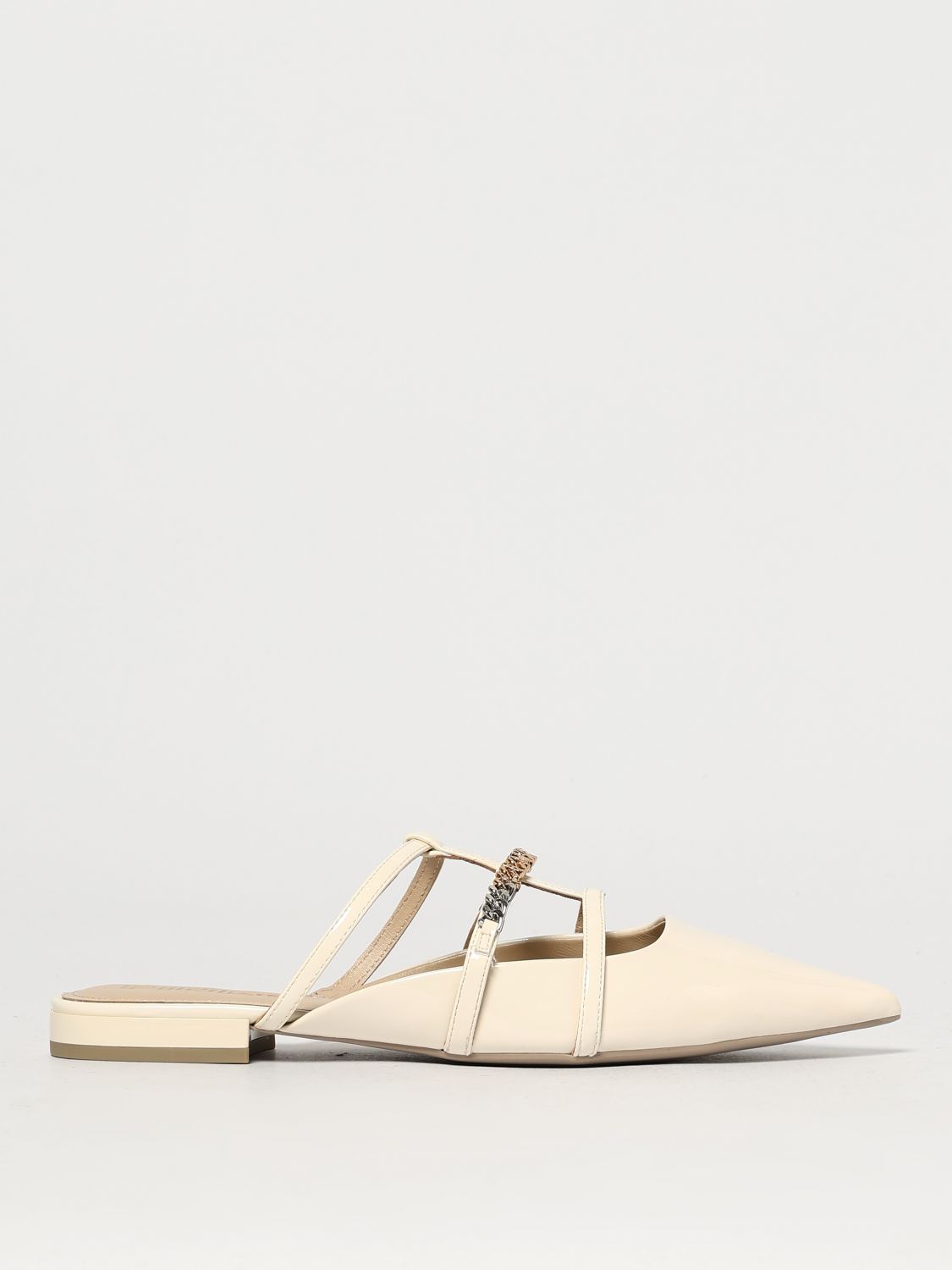 Pinko Flat Shoes Woman White