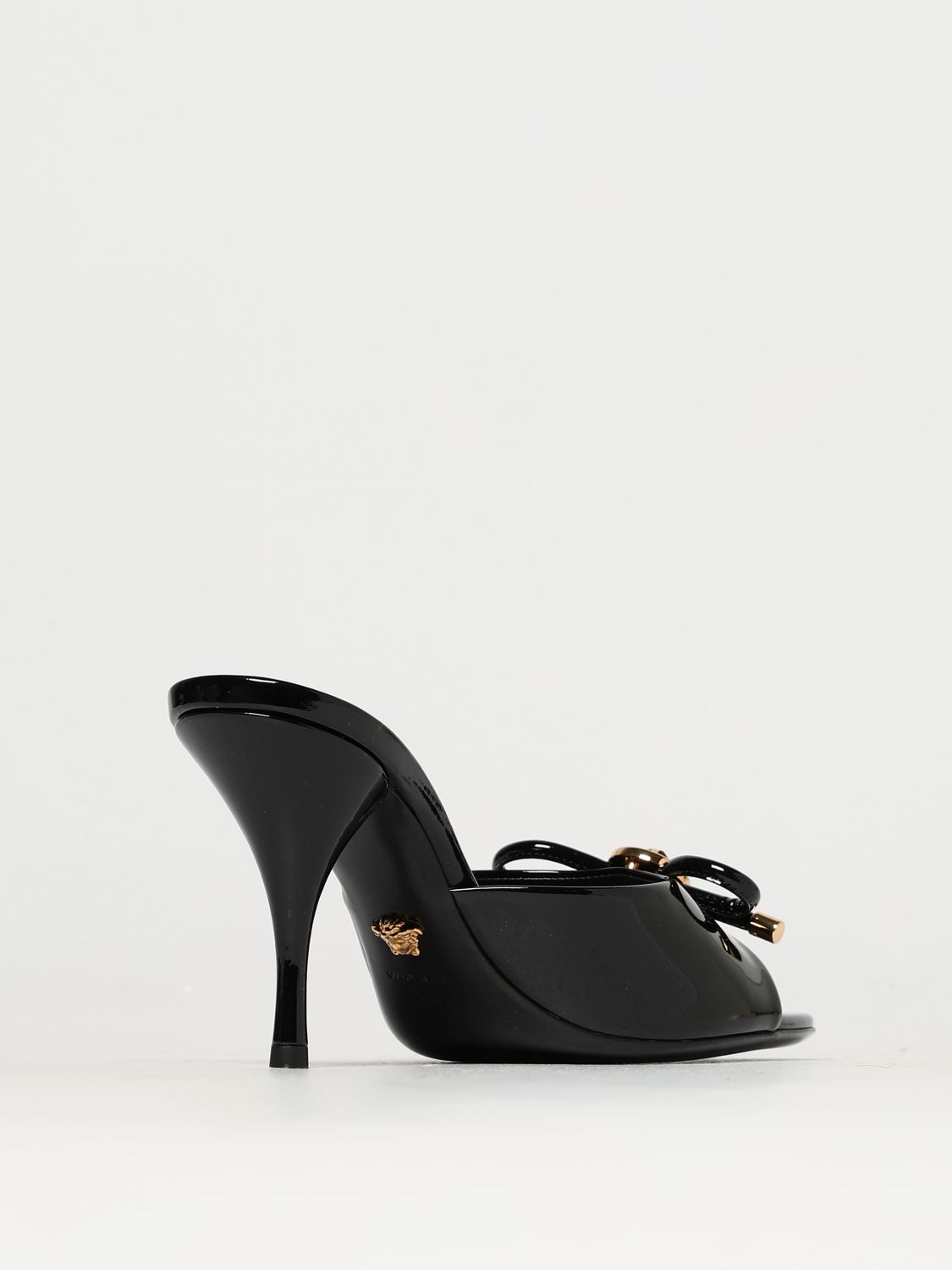 Versace Heeled Sandals Woman Black