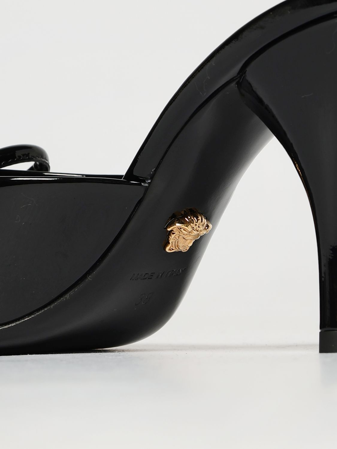 Versace Heeled Sandals Woman Black
