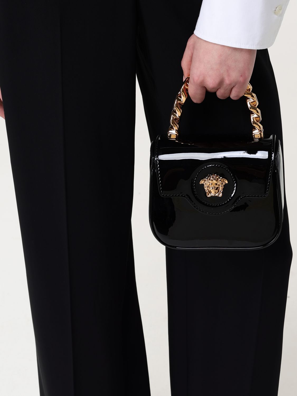 Versace Handbag Woman Black