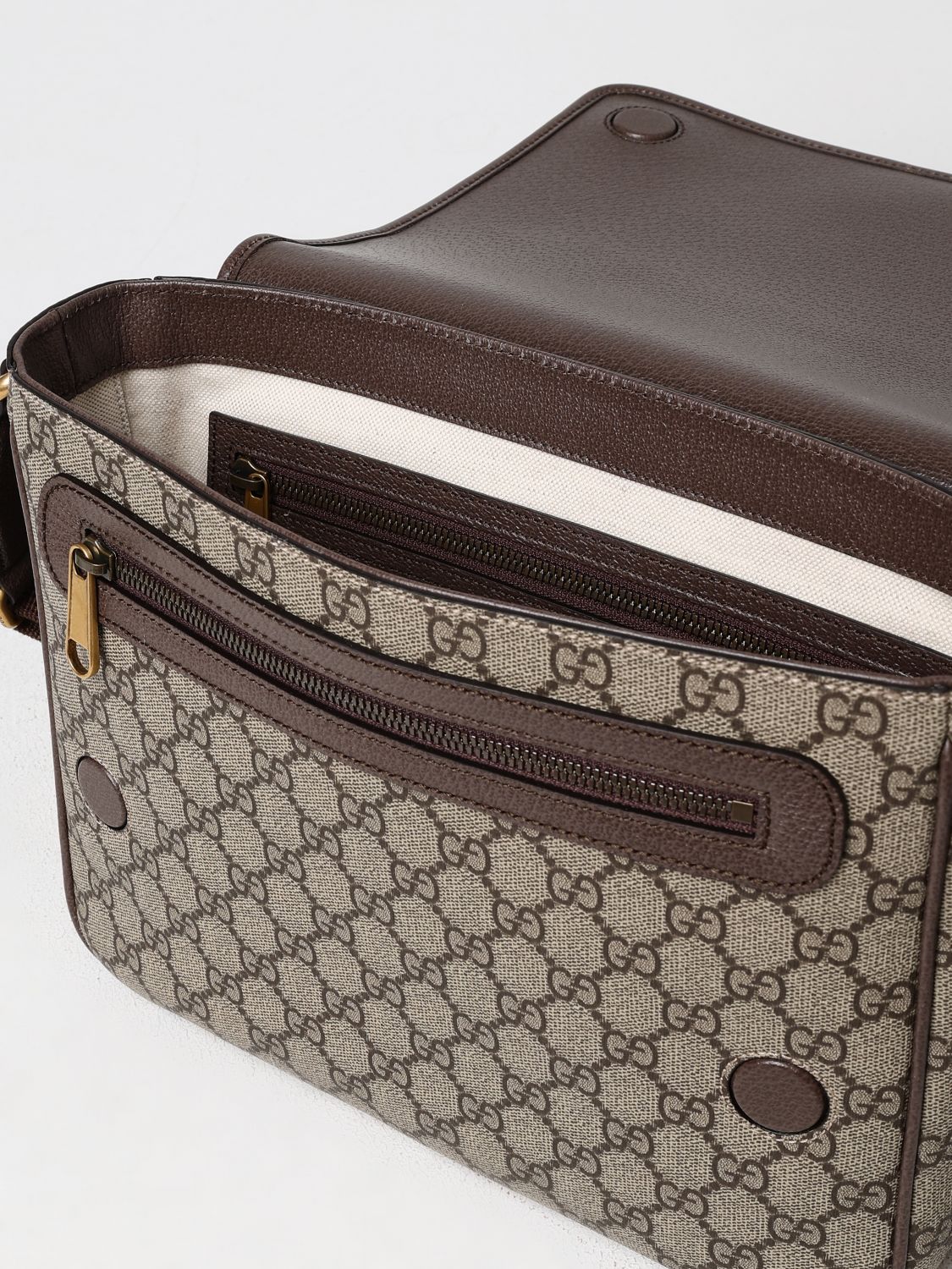 Gucci Shoulder Bag Men Beige