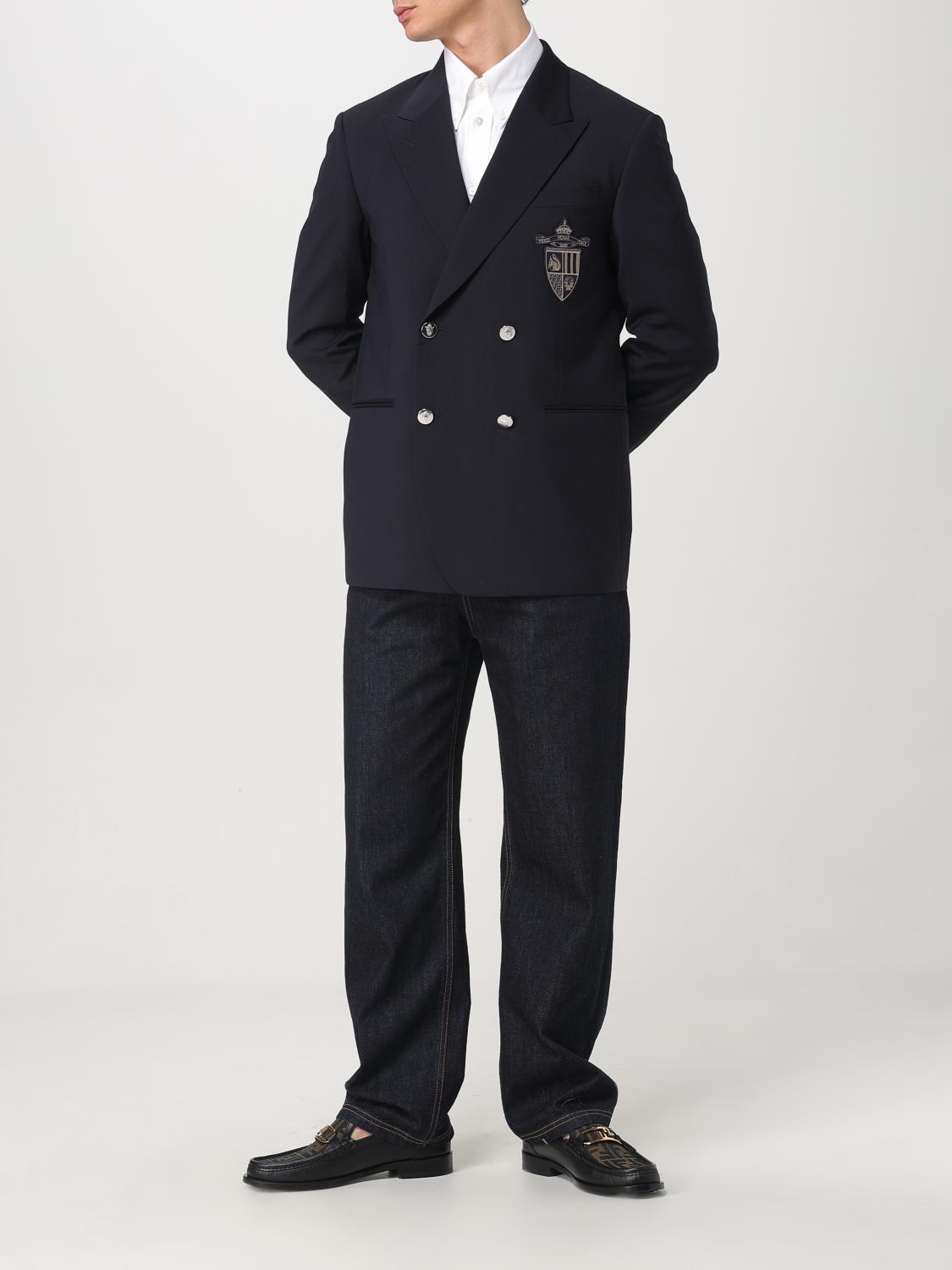 Fendi Blazer Men Blue