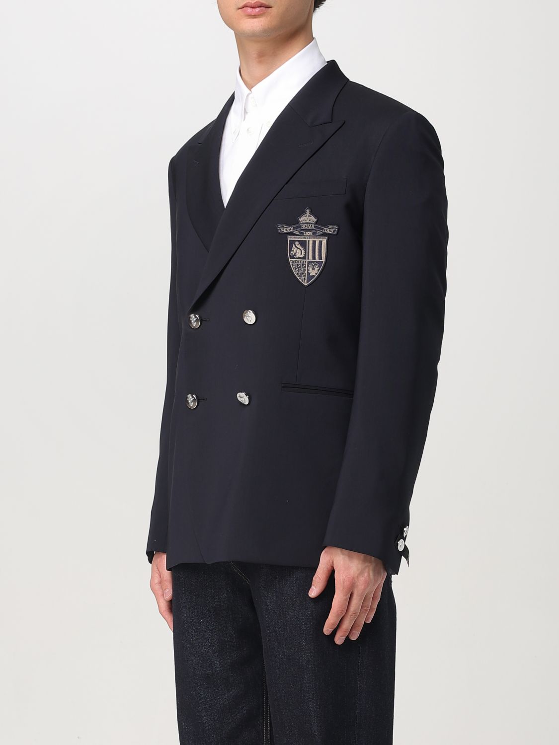 Fendi Blazer Men Blue