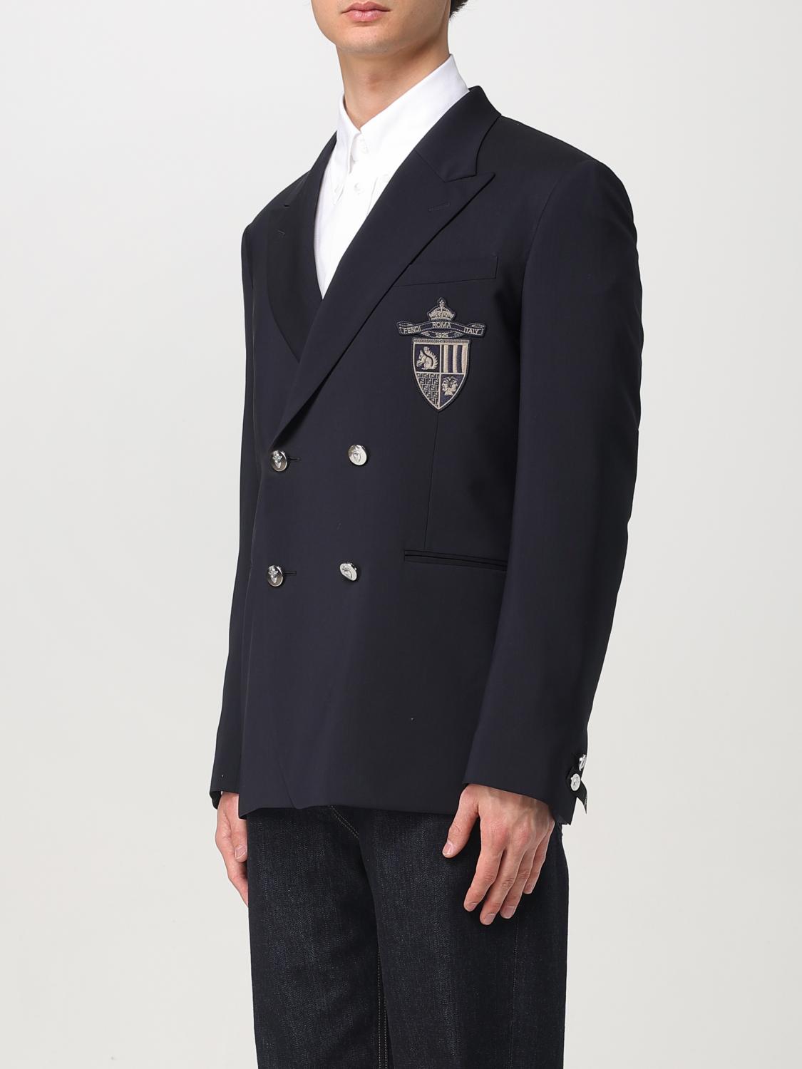 Fendi Blazer Men Blue