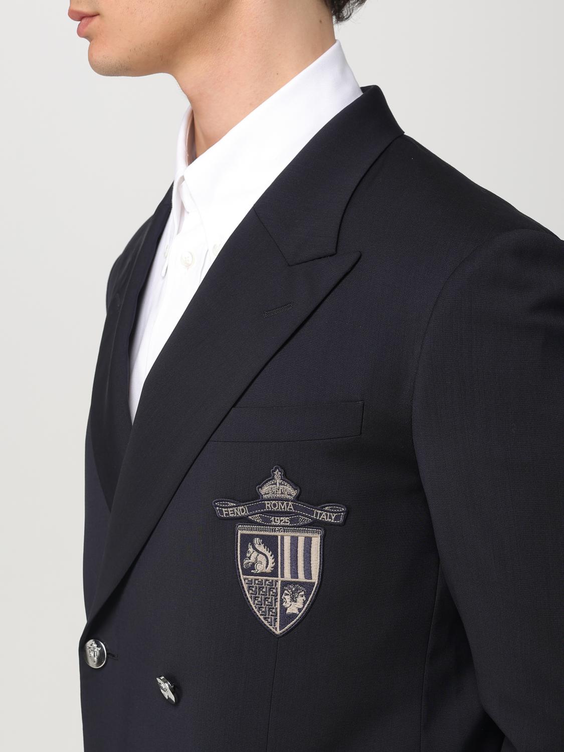 Fendi Blazer Men Blue