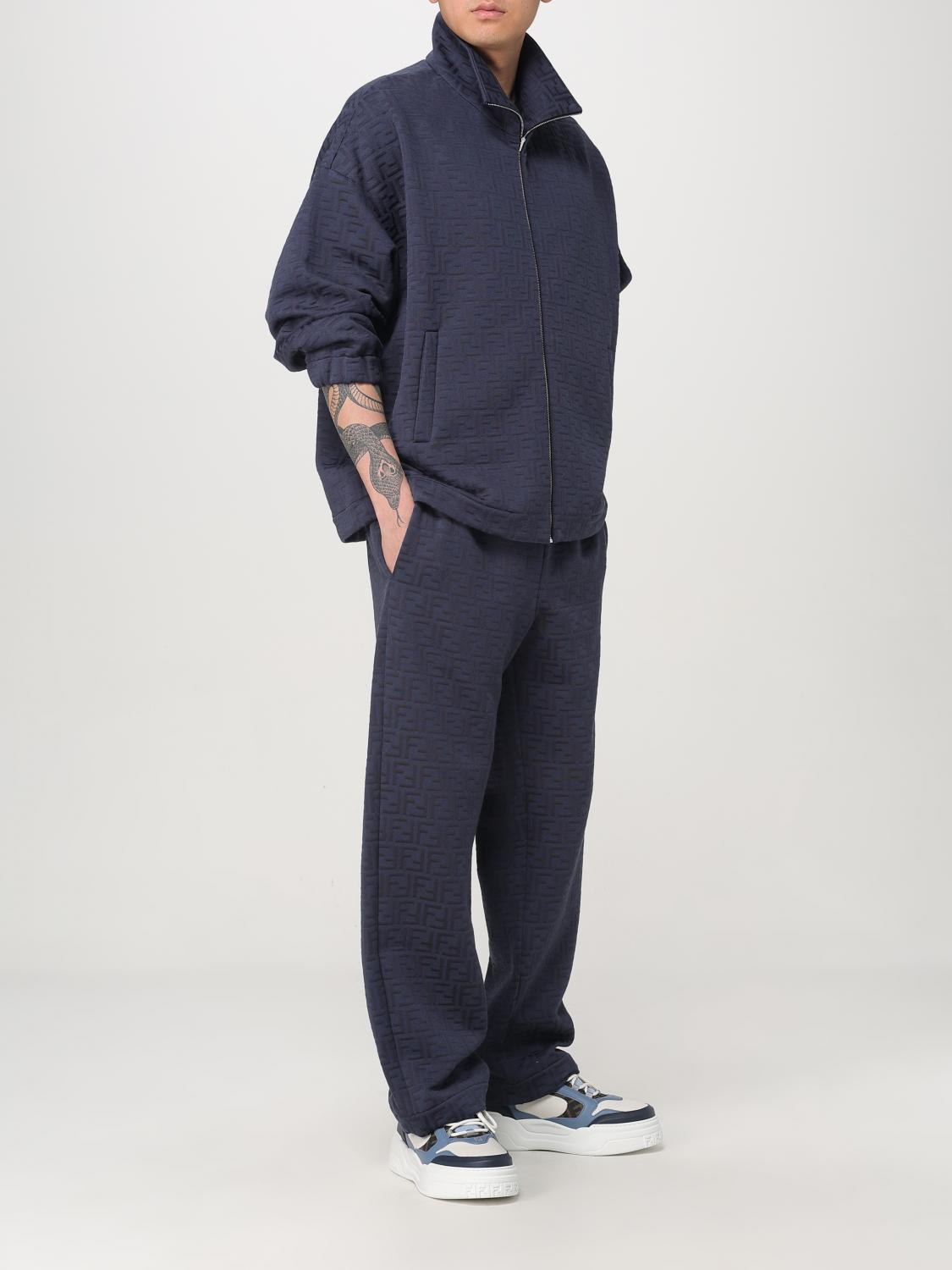 Fendi Jacket Men Blue