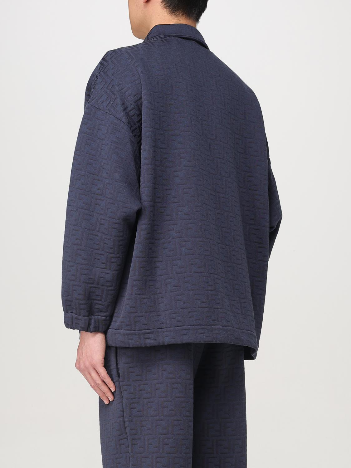 Fendi Jacket Men Blue