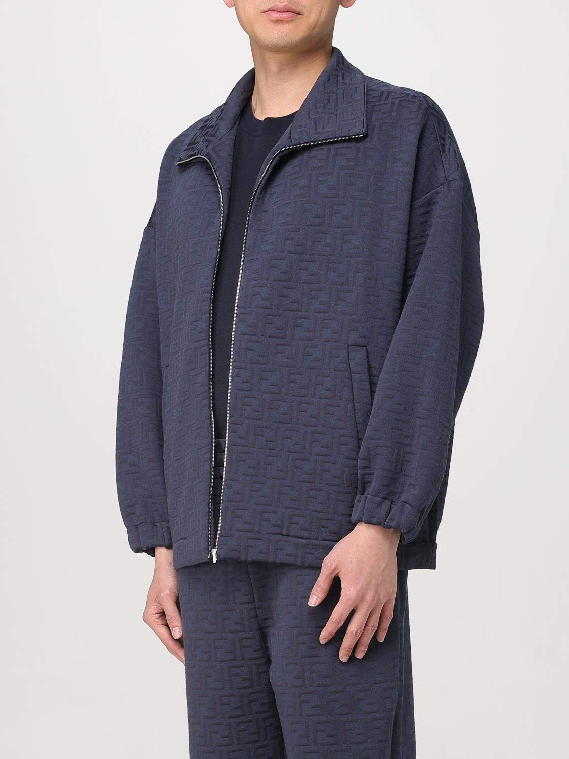 Fendi Jacket Men Blue
