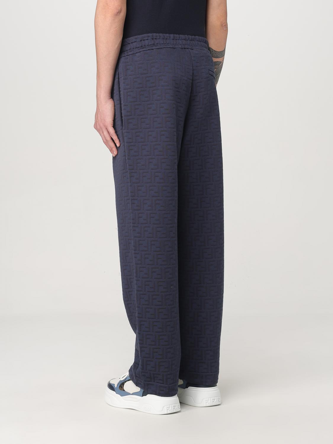 Fendi Pants Men Blue