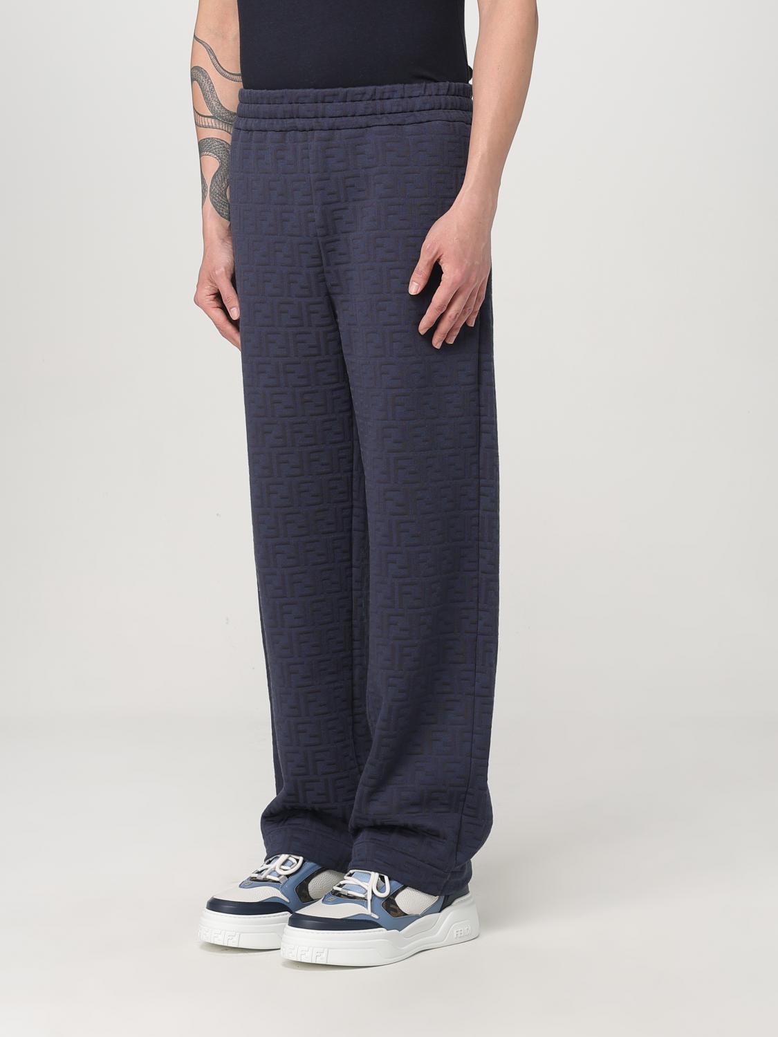 Fendi Pants Men Blue