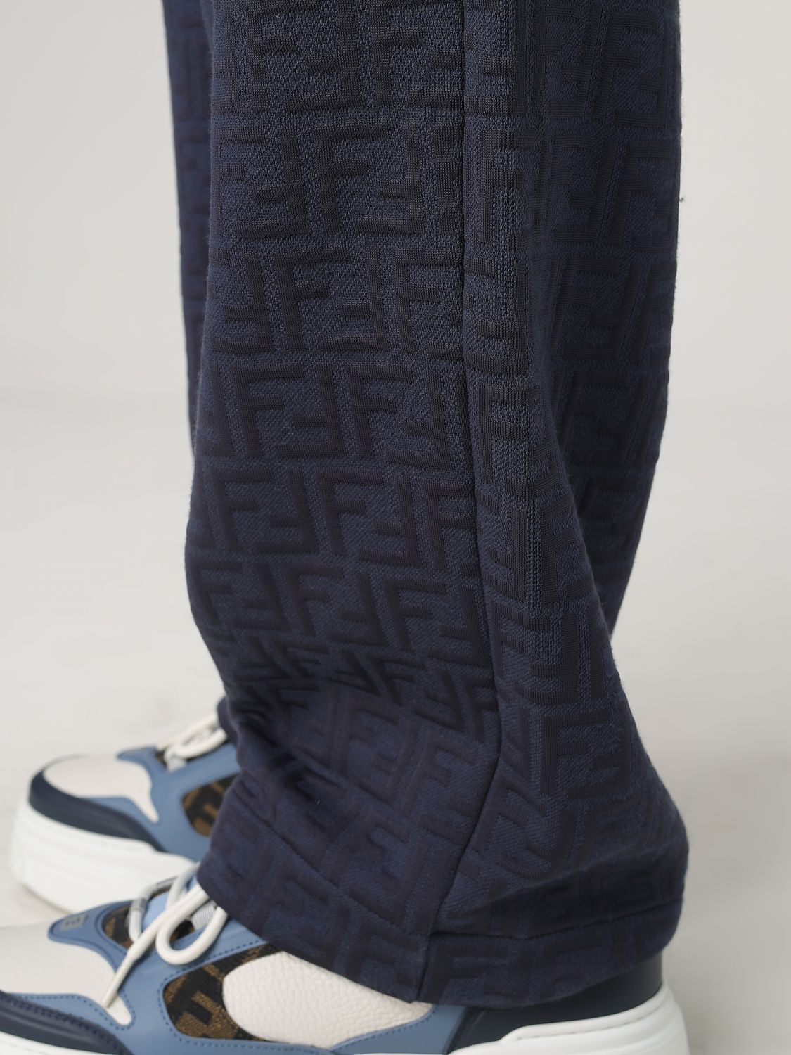 Fendi Pants Men Blue