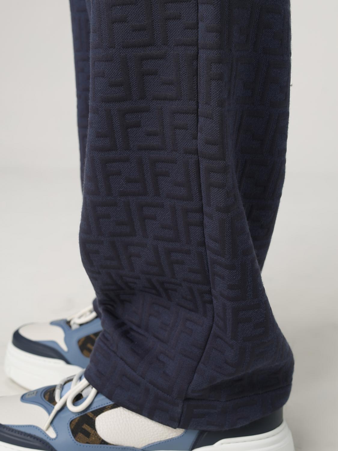Fendi Pants Men Blue