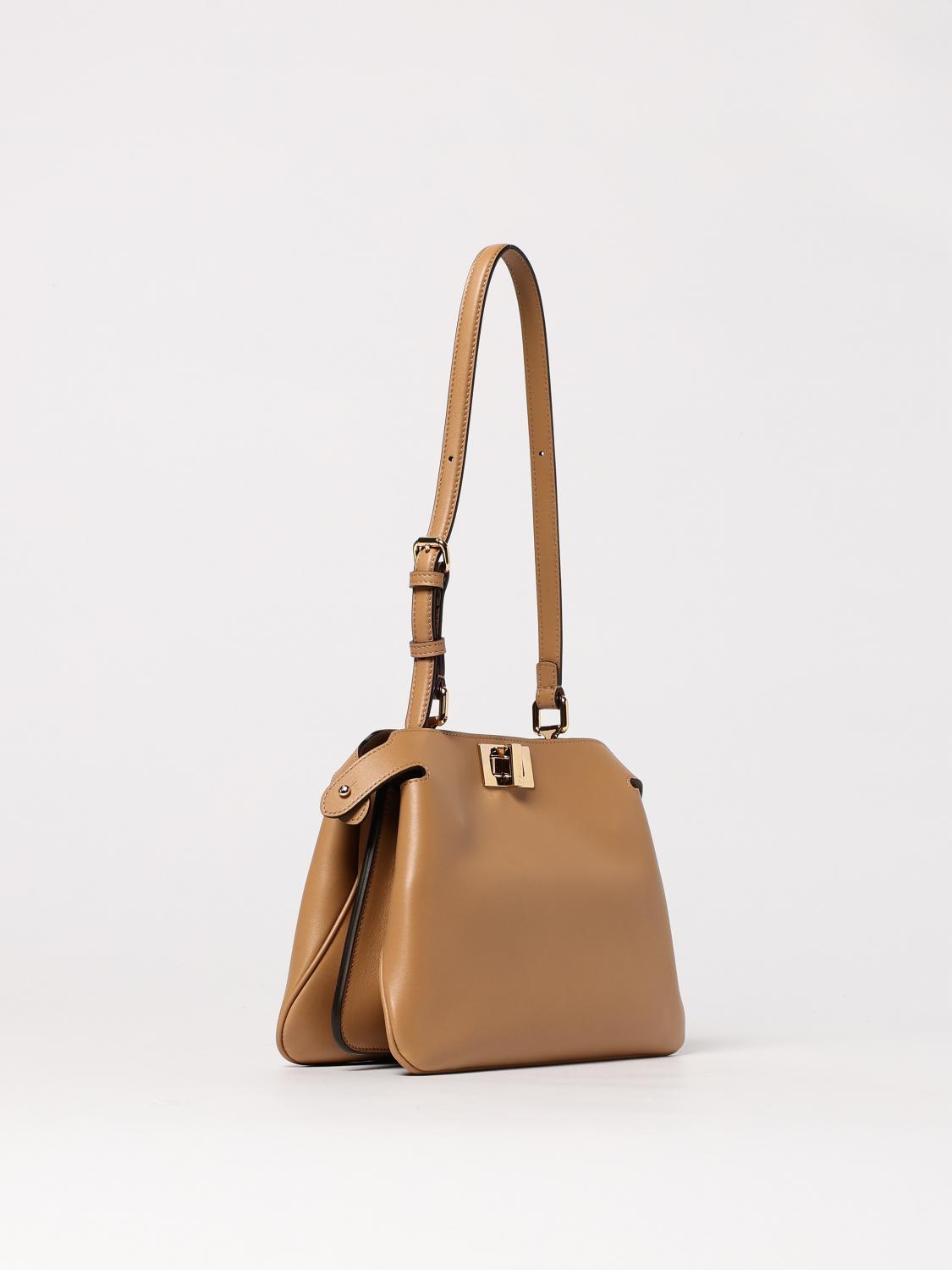 Fendi Shoulder Bag Woman Beige
