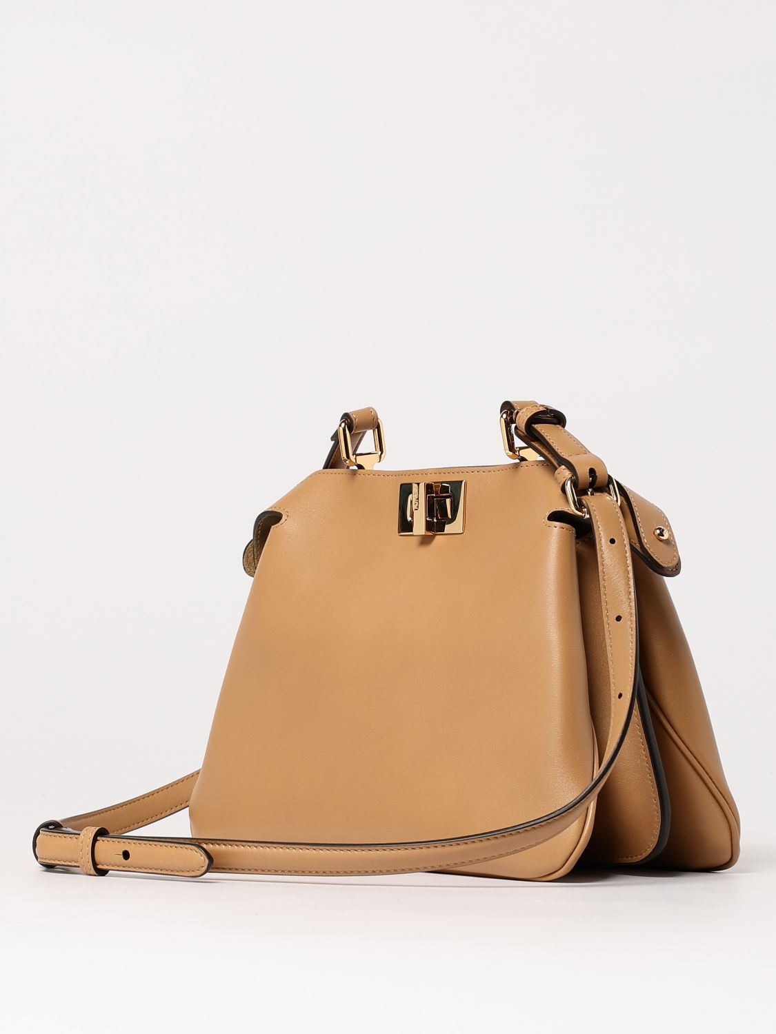 Fendi Shoulder Bag Woman Beige