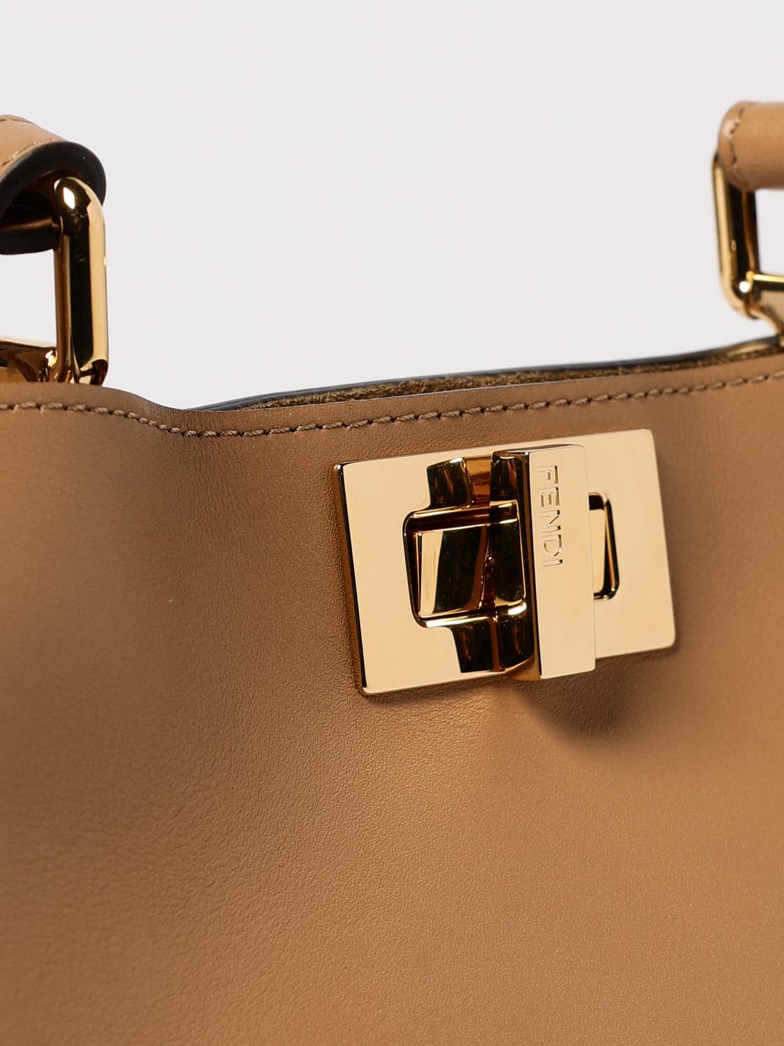 Fendi Shoulder Bag Woman Beige