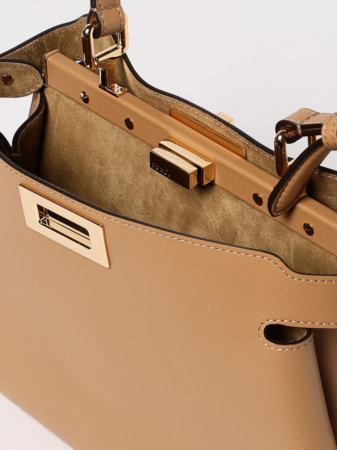 Fendi Shoulder Bag Woman Beige