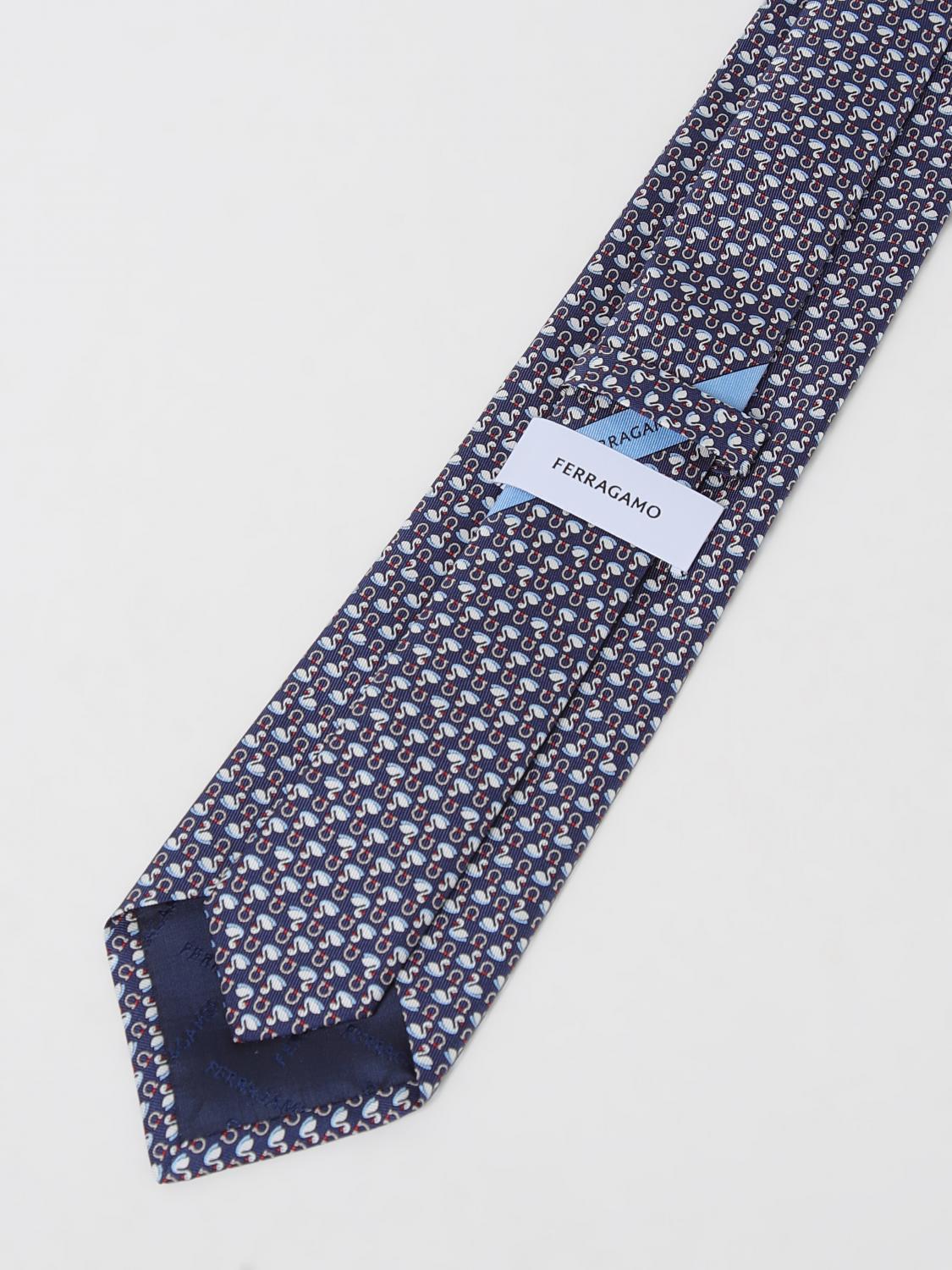 Ferragamo Tie Men Navy