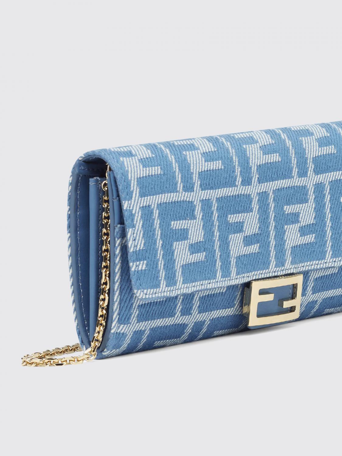 Fendi Crossbody Bags Woman Gnawed Blue