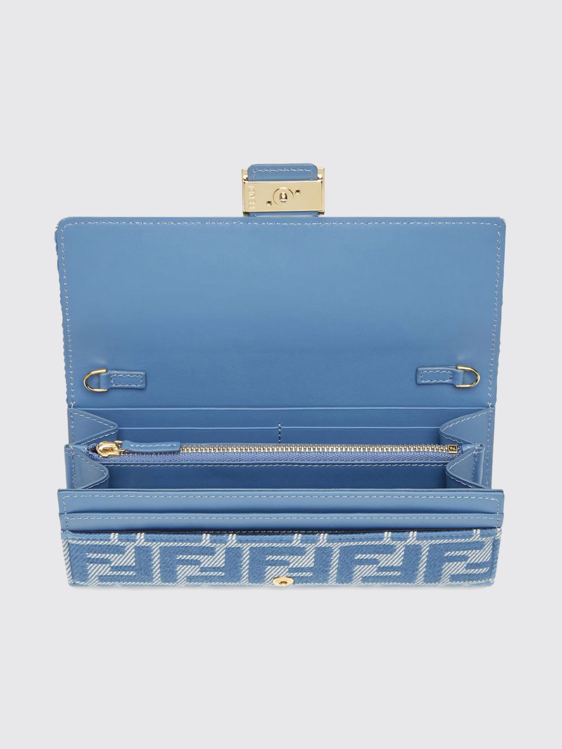 Fendi Crossbody Bags Woman Gnawed Blue
