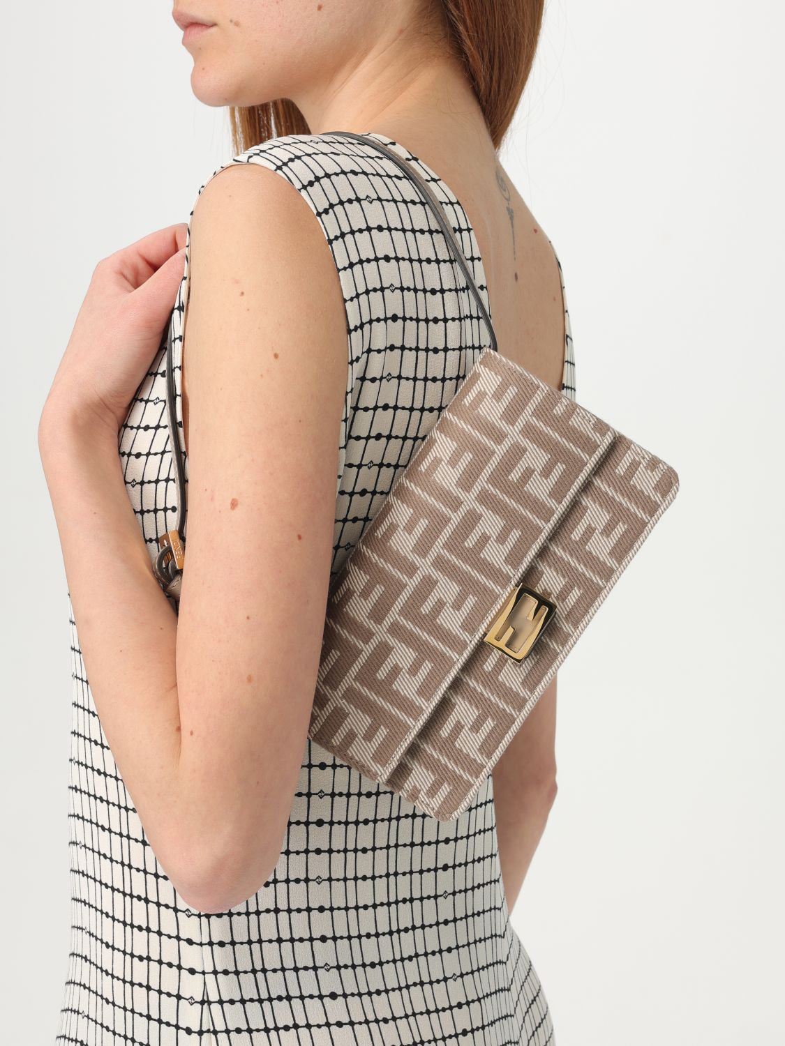 Fendi Crossbody Bags Woman Gnawed Blue