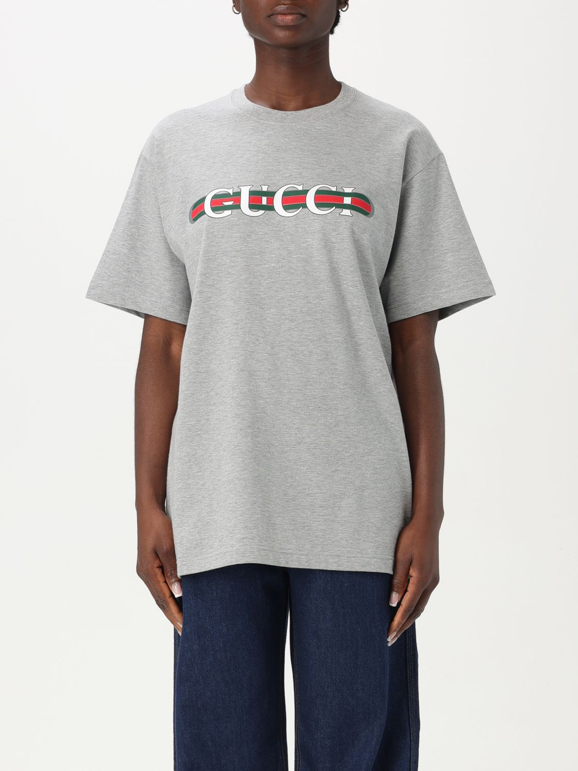 Gucci T Shirt Woman Grey