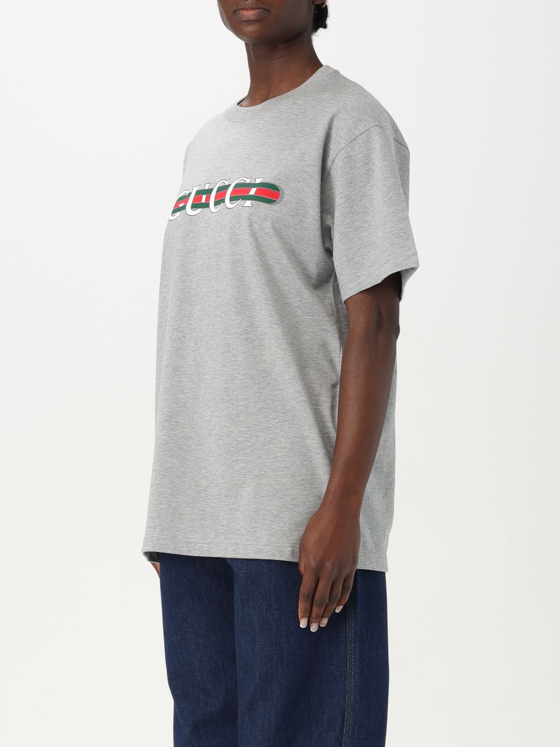 Gucci T Shirt Woman Grey