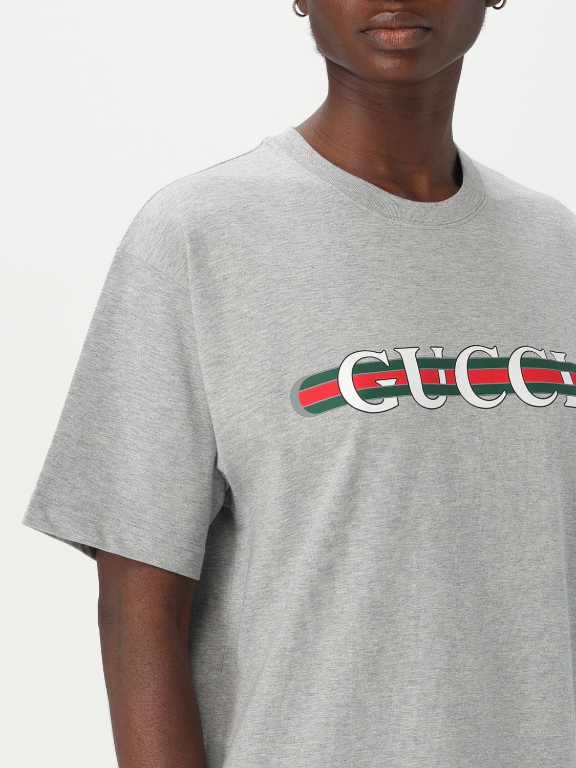 Gucci T Shirt Woman Grey